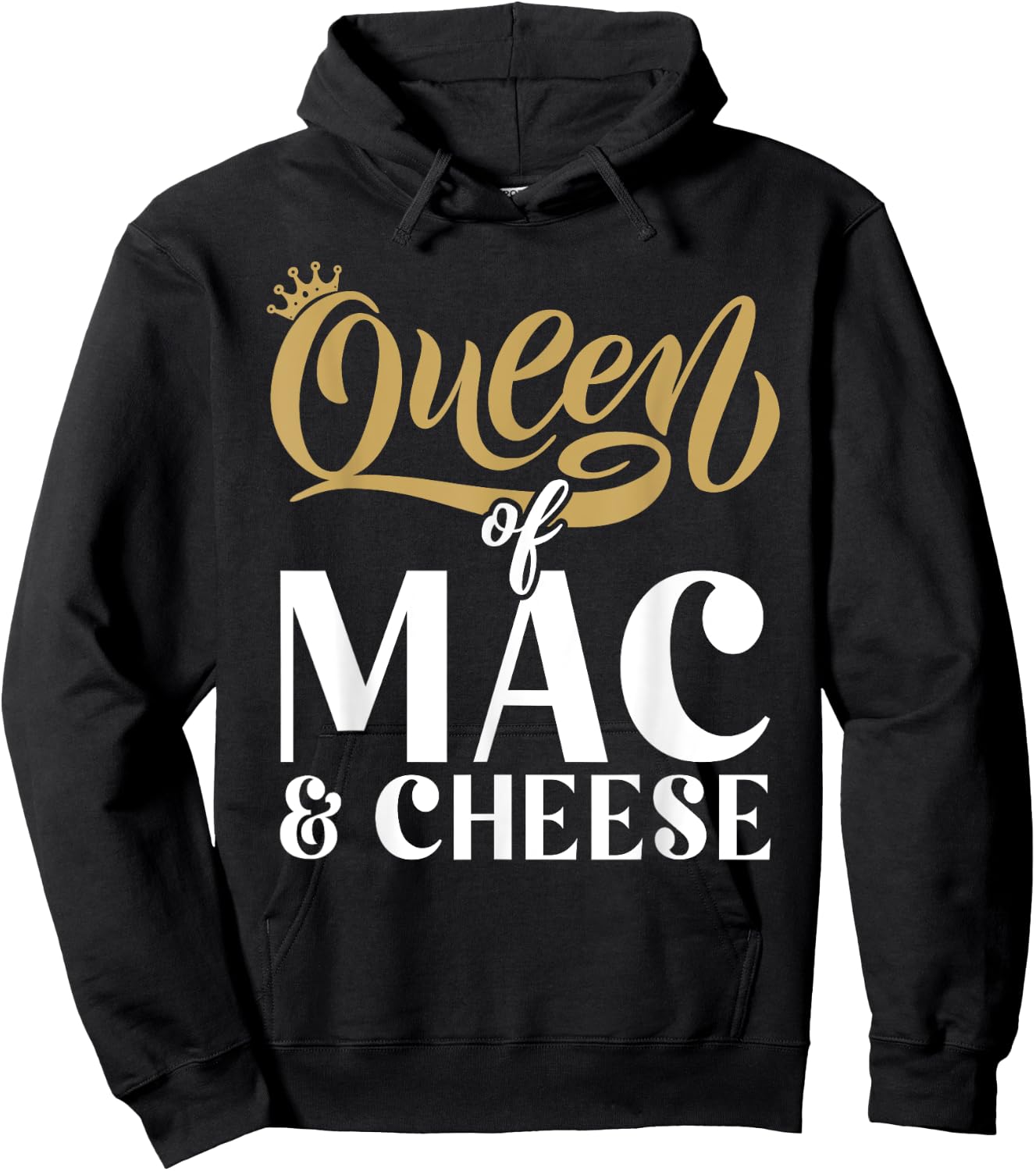 Queen of Mac and Cheese Hoodie - Hoodie | Black
