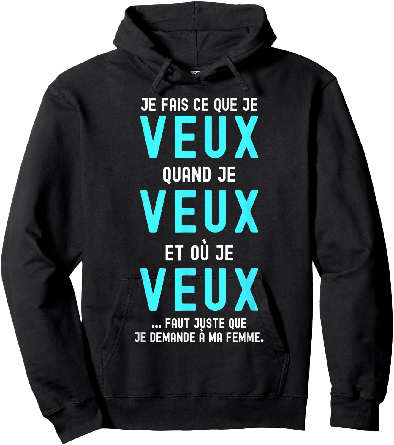 I Do What I Want Humor Husband Husband Couple Hoodie - Hoodie | Black