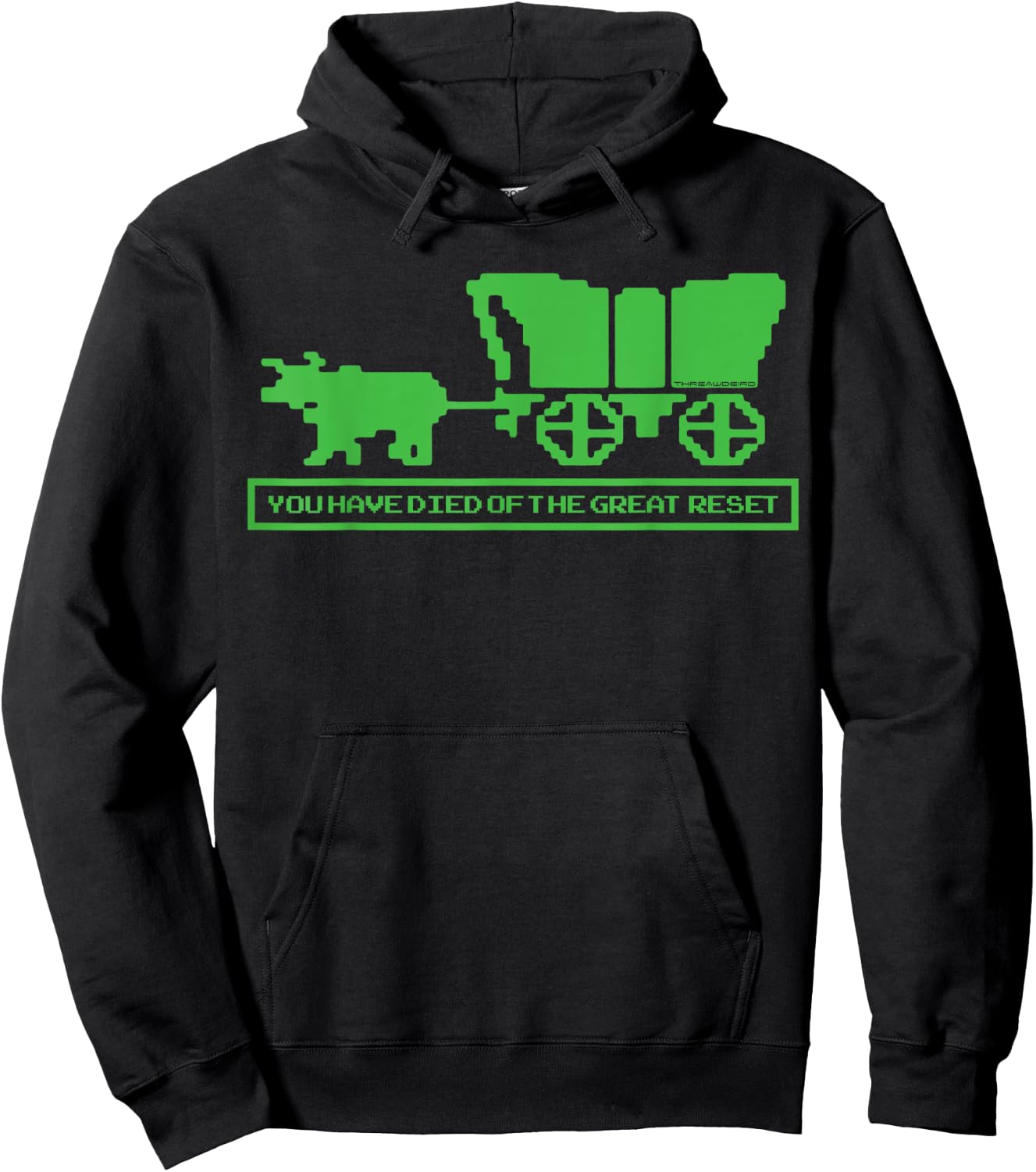 Retro Gaming You Have Died of The Great Reset Small Hoodie - Hoodie | Black