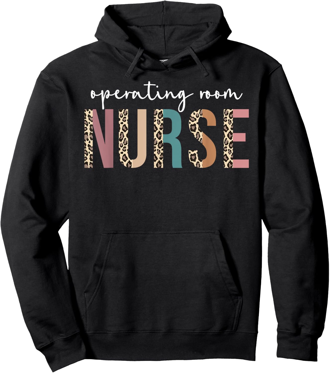 Operating Room Nurse Leopard Graduation Future Nurse Nursing Hoodie - Hoodie | Black