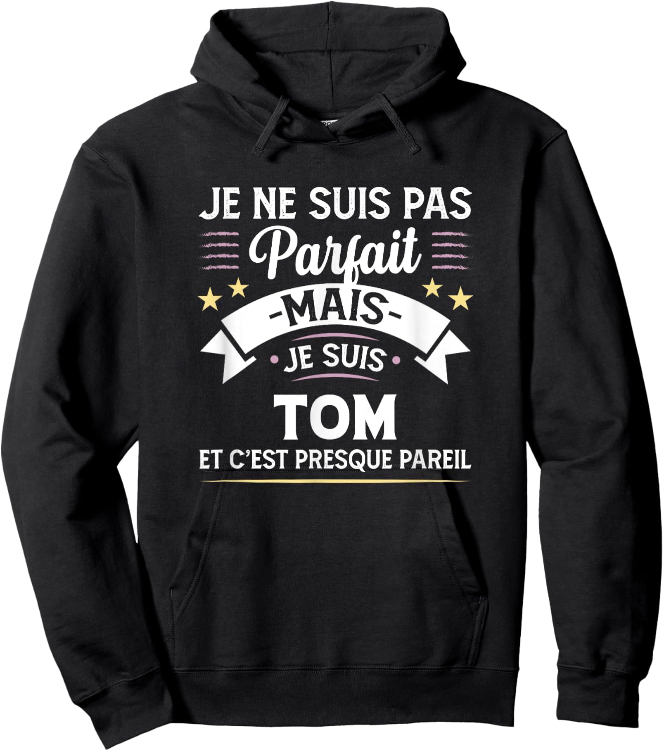 Personalised Gift Tom Humour Man , Black, S Hoodie - Hoodie | Black