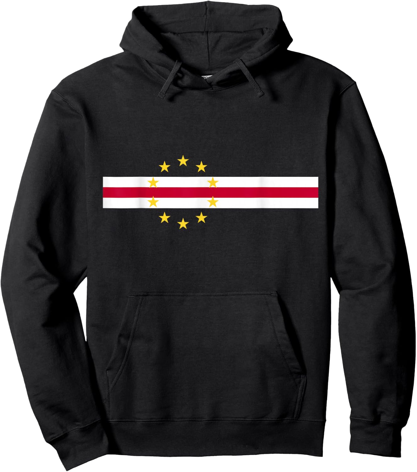 Cape Verde Flag Fans Proud Cabo Verde Supporters Hoodie - Hoodie | Black