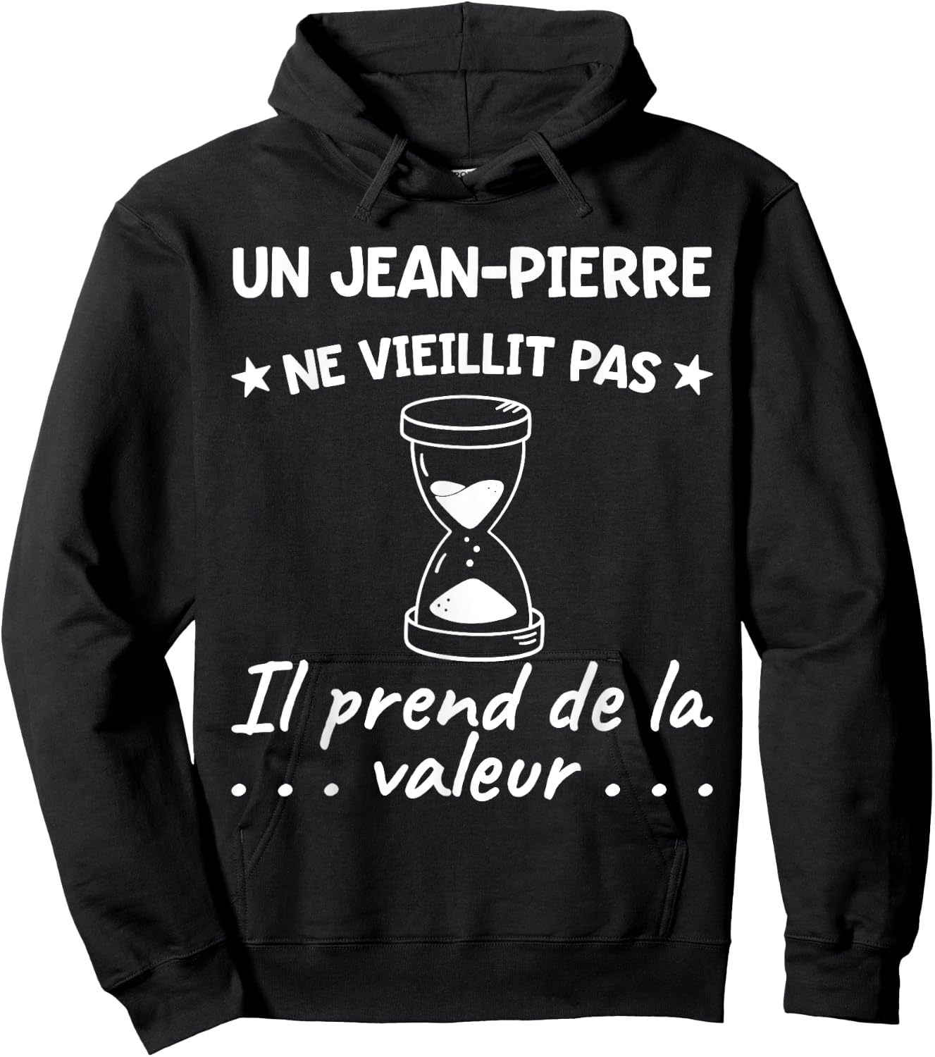 Jean-Pierre Valeur | Birthday Funny Funny Dad Father , Black, S Hoodie - Hoodie | Black
