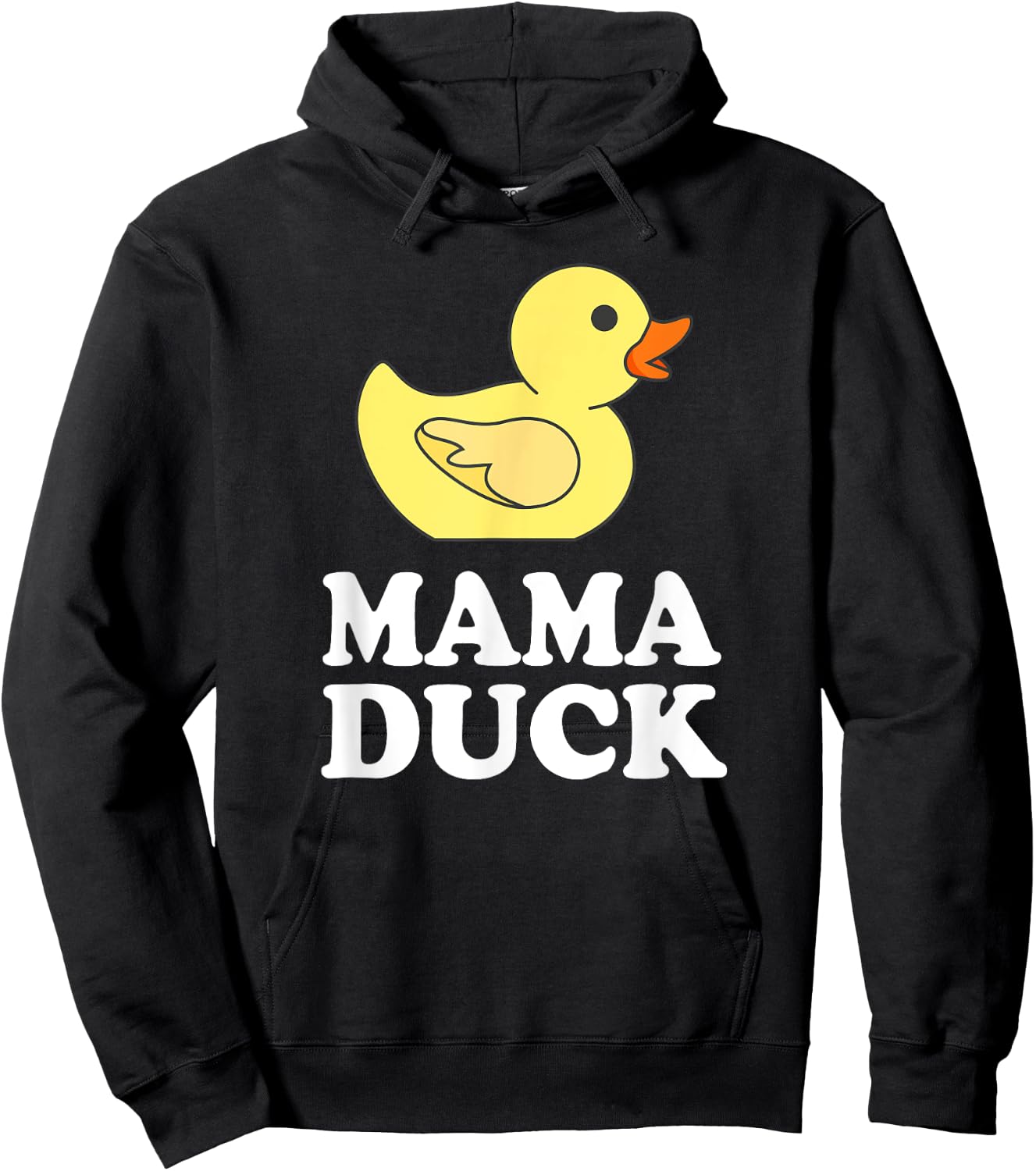 Mama Duck Funny Mother Bird Gift Hoodie - Hoodie | Black