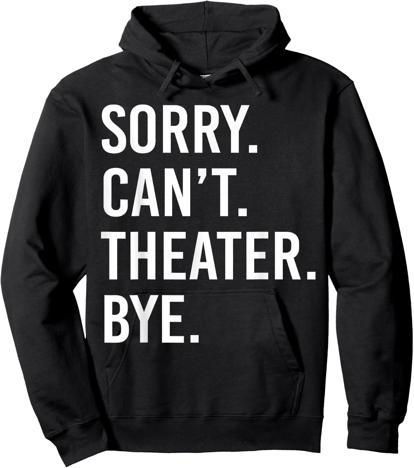 Lustiges Theater Hoodie - Hoodie | Black