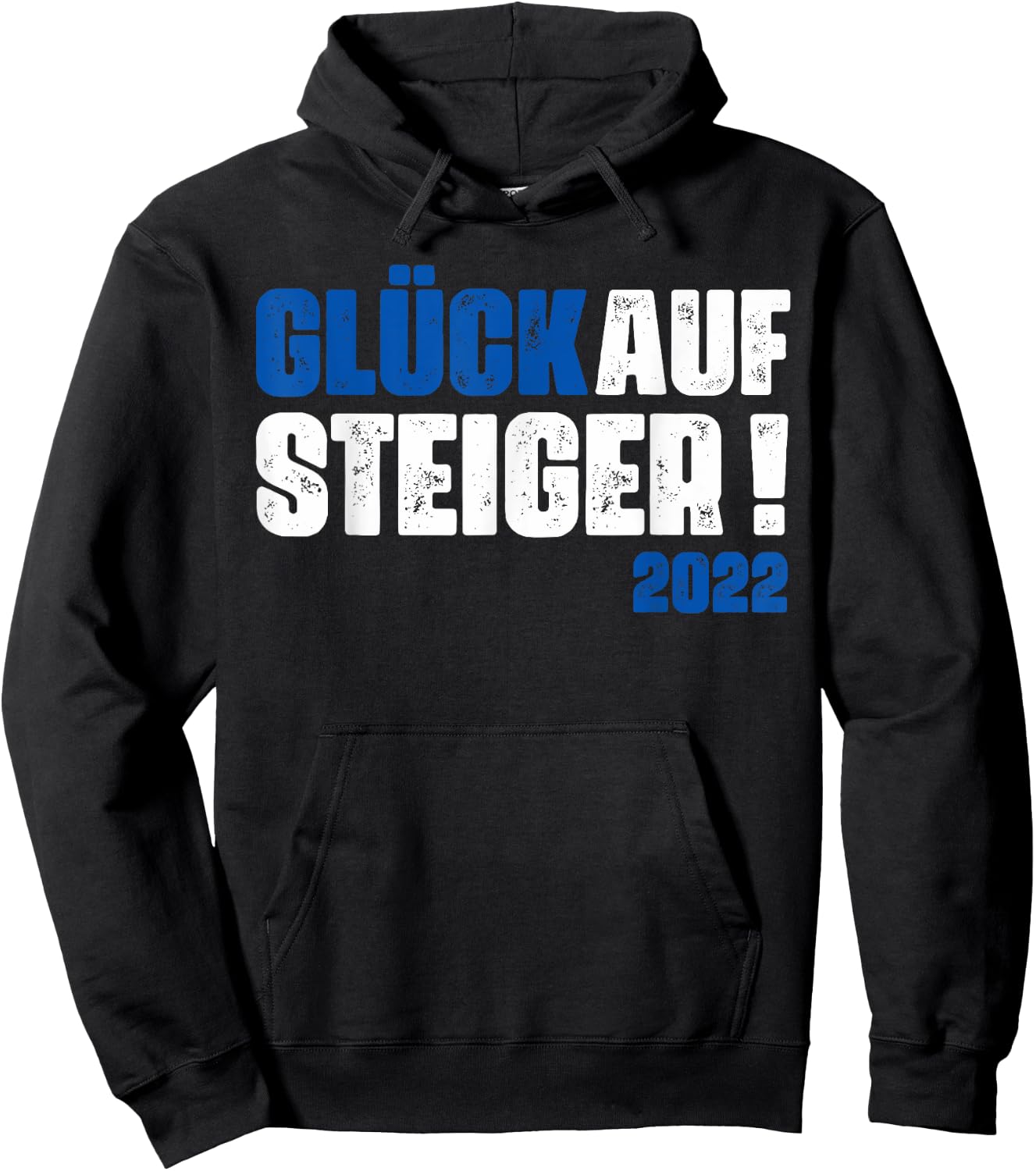Schalke Aufstieg 1. Liga 2022 Glück Auf Steiger Schalker Hoodie - Hoodie | Black