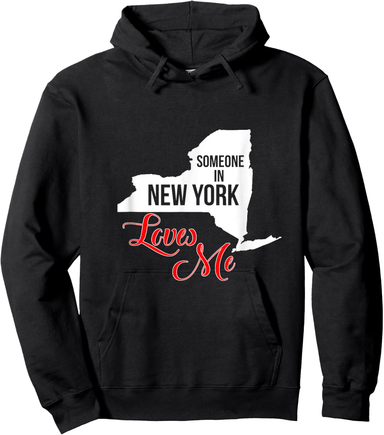 Someone In NY Loves Me Hoodie - Hoodie | Black