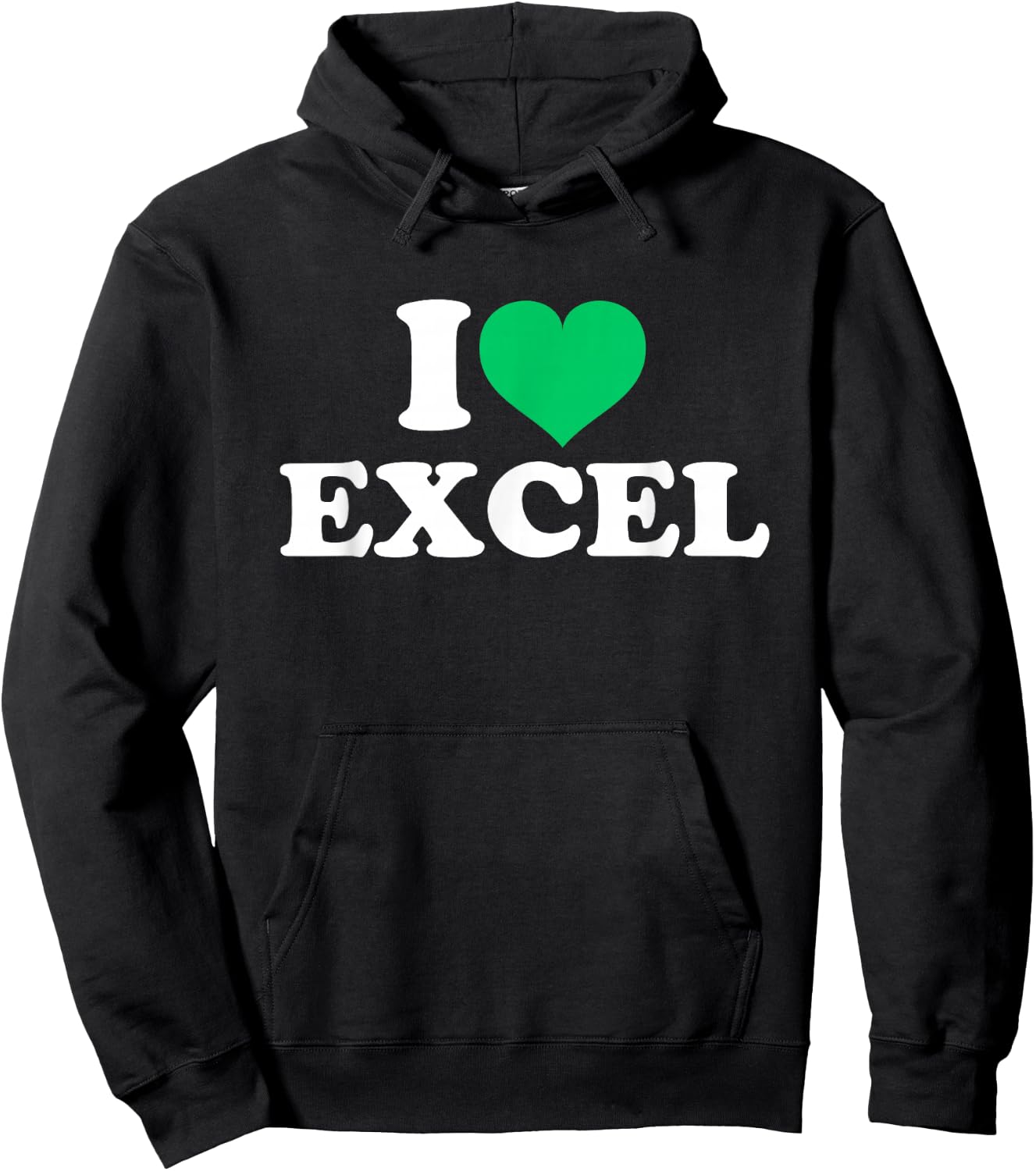 I Love Excel Hoodie - Hoodie | Black