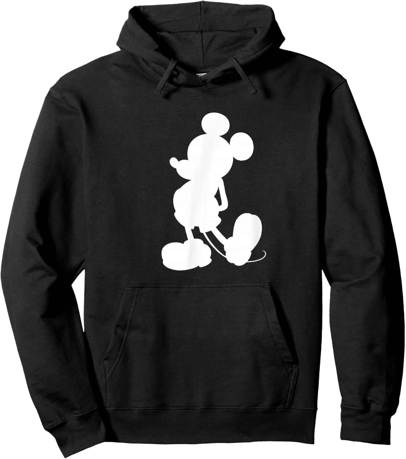 Mickey Mouse Silhouette Hoodie - Hoodie | Black