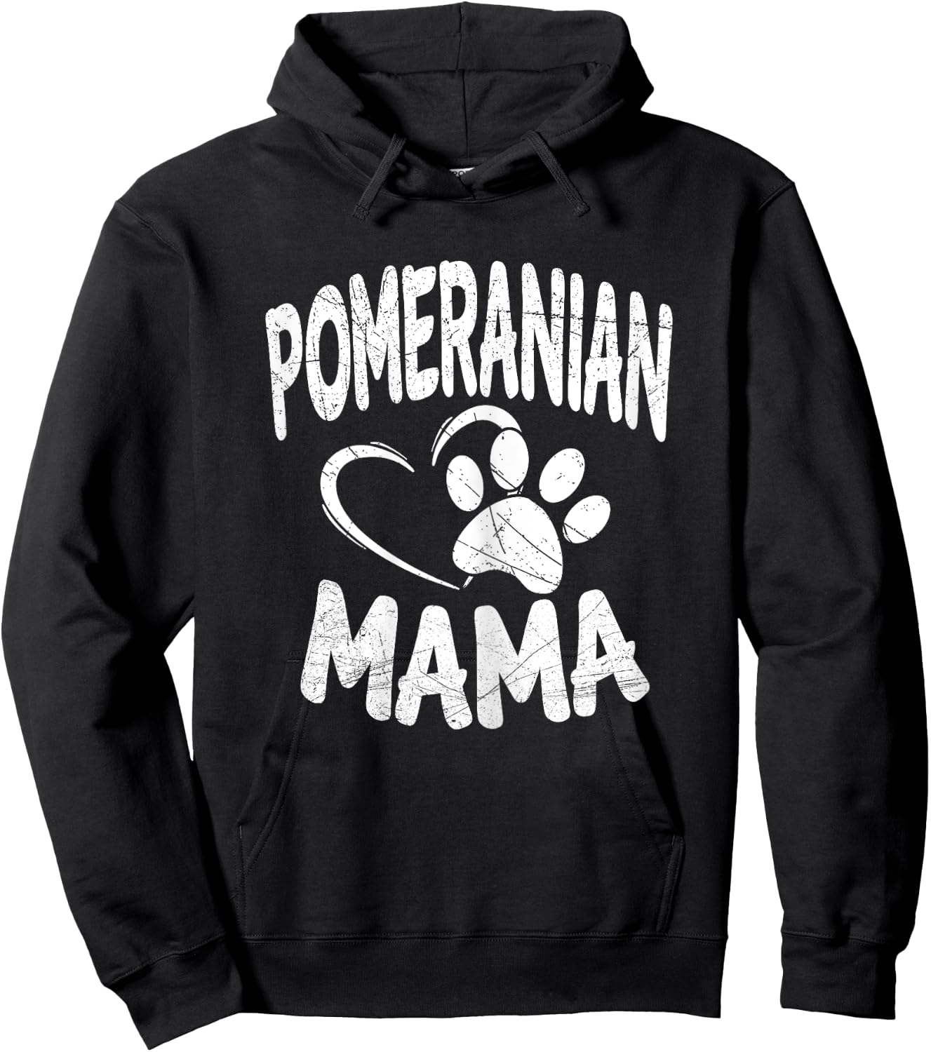 Pomeranian Mama Dog Lover Pom Mom Owner Gifts Hoodie - Hoodie | Black