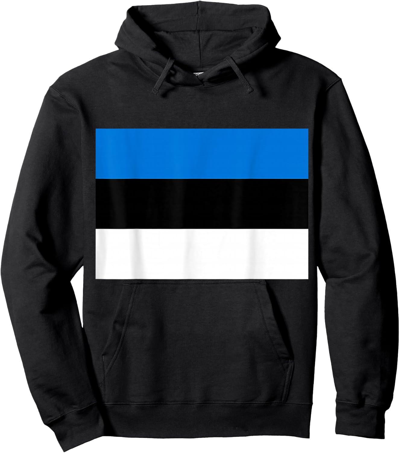 Flag Of Estonia Proud Patriot Souvenir Fan Patriotic Pride Hoodie - Hoodie | Black