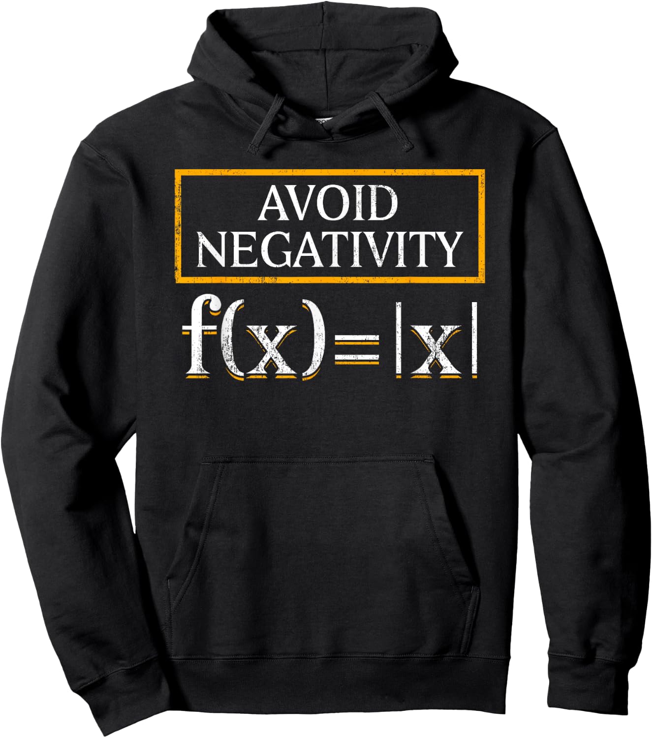 Avoid Negativity Math Teachers Formula Equation Solution Men Women Hoodie - Hoodie | Black