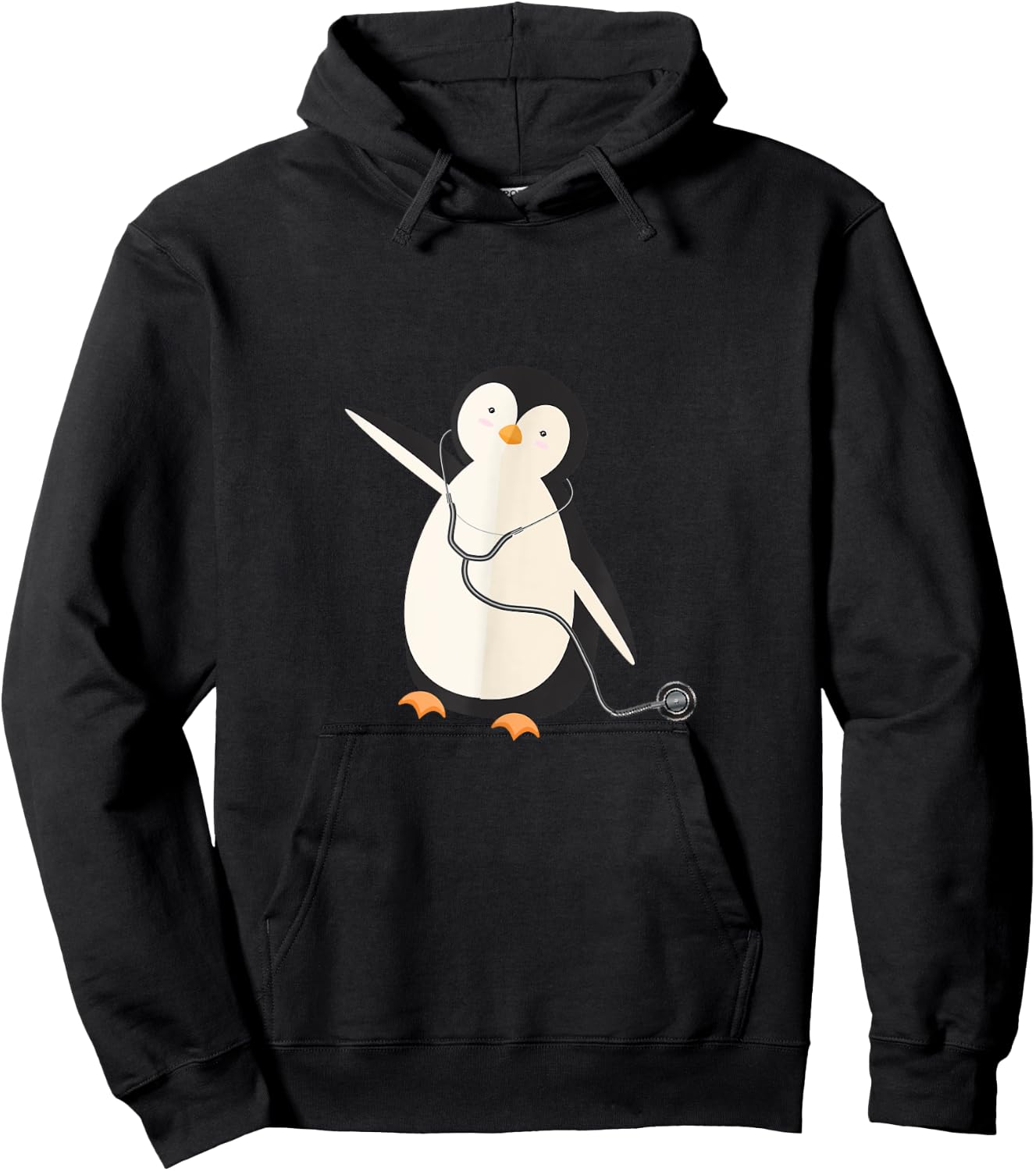 Penguin Pediatrician Pediatric Doctor Physician Surgeon Hoodie - Hoodie | Black