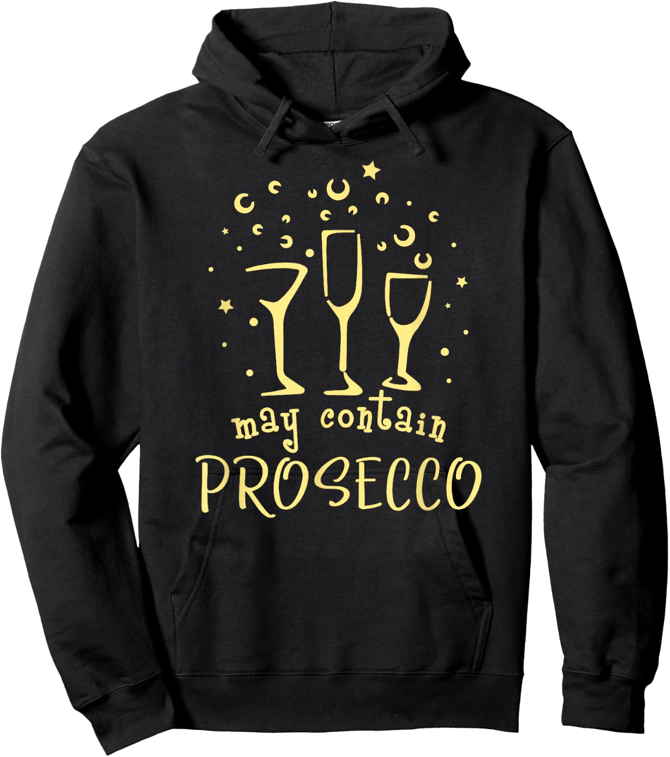 Funny Prosecco - May Contain Prosecco Hoodie - Hoodie | Black