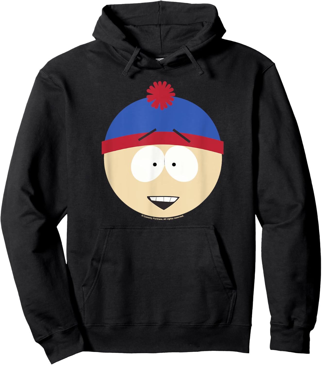 South Park Stan Smile Face Halloween Hoodie - Hoodie | Black