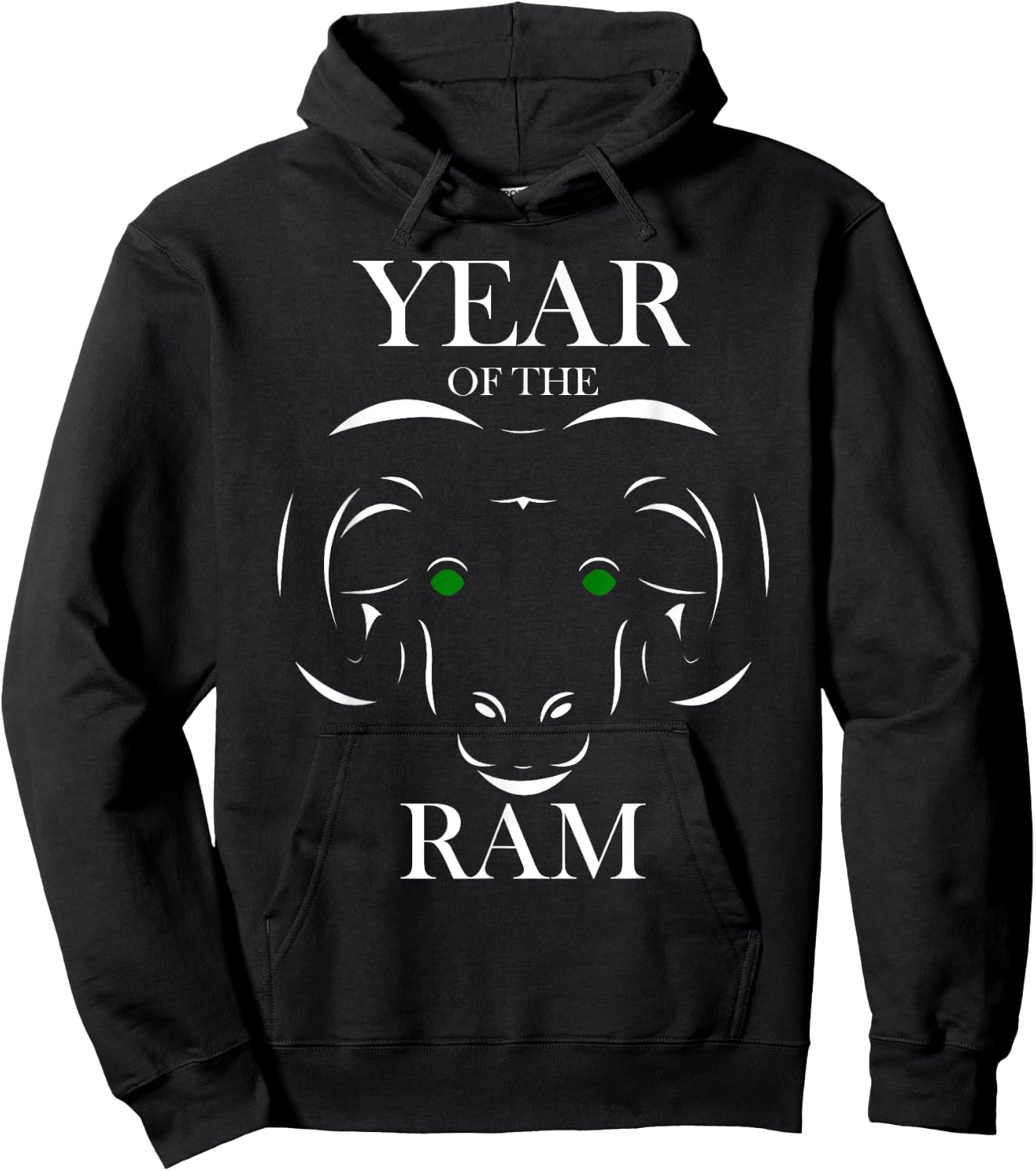 Year of the Ram Sheep Chinese Zodiac Hoodie - Hoodie | Black