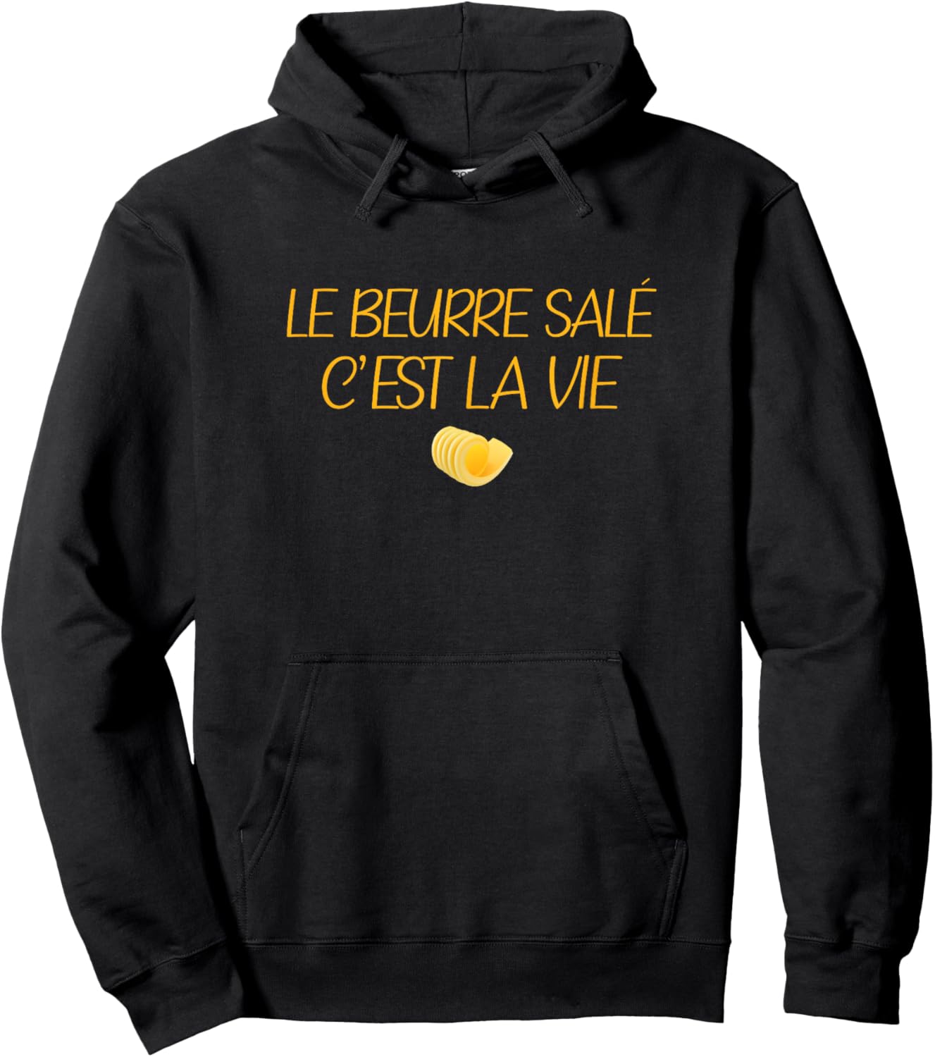 Funny Gift, Lovers Beurre Salé, Brittany, Breton , Black, S Hoodie - Hoodie | Black