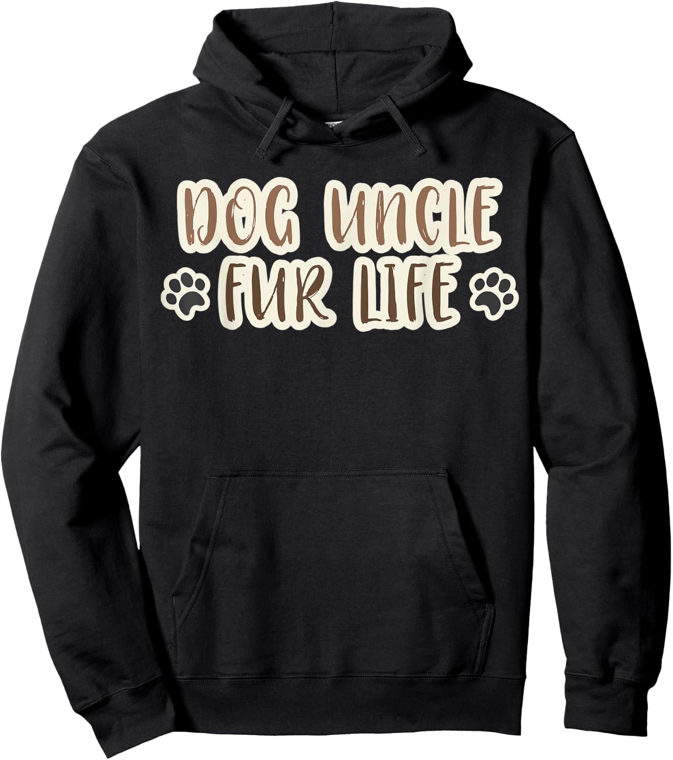 Dog Uncle Fur Life Dog Fur Parent Hoodie - Hoodie | Black