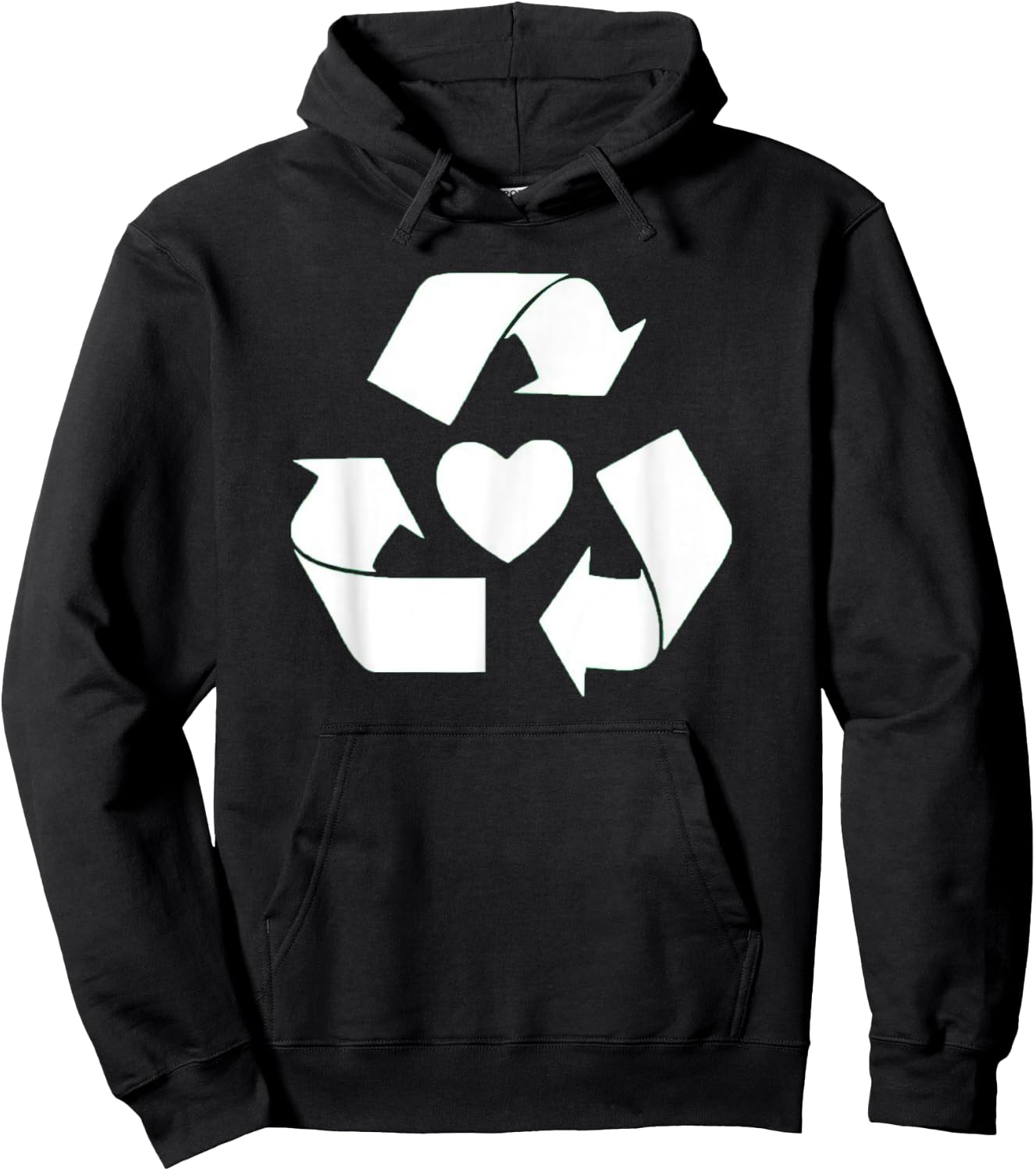 Recycle shirt , recycle , recycle for youth Hoodie - Hoodie | Black