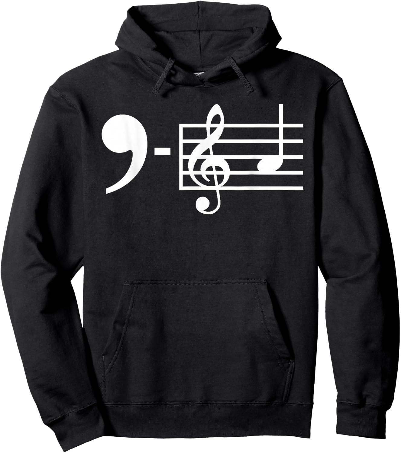 Comma La Music Notes Kamala Harris Supporter Music Teacher Women Hoodie - Hoodie | Black