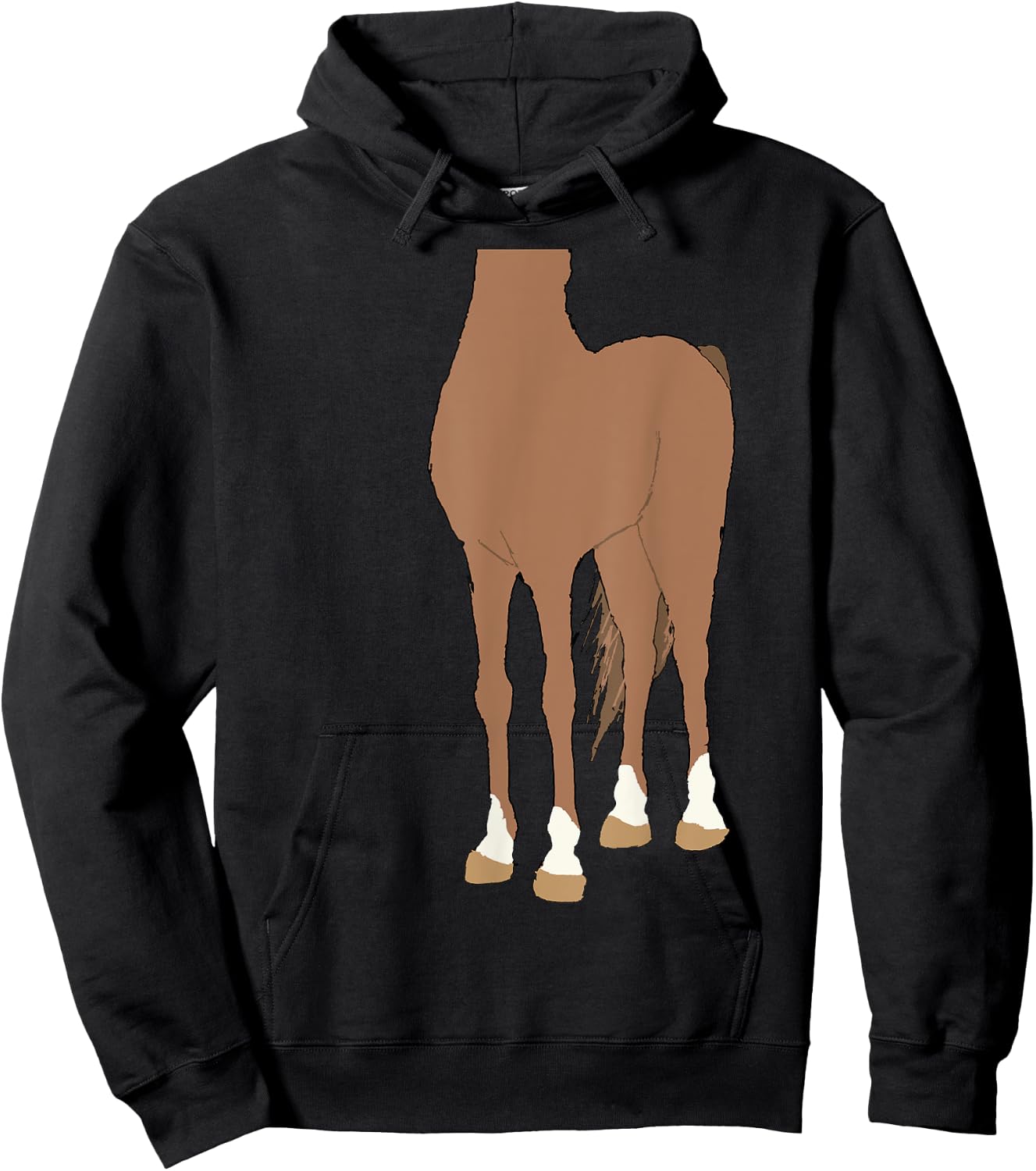 Halloween Horse Body Costume for Kids Hoodie - Hoodie | Black
