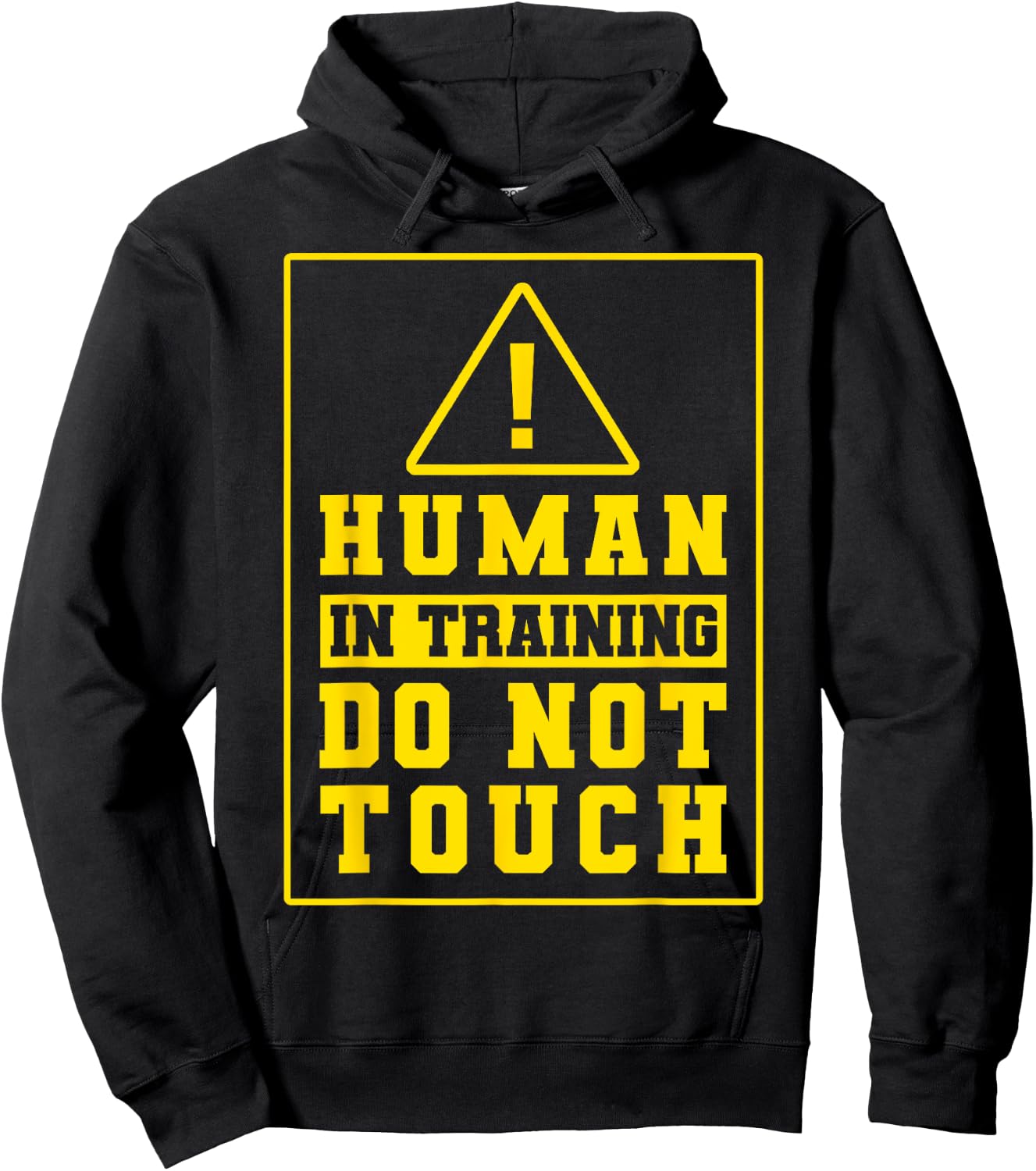 Service Dog Trainer Human In Training Do Not Touch Mom Dad Hoodie - Hoodie | Black