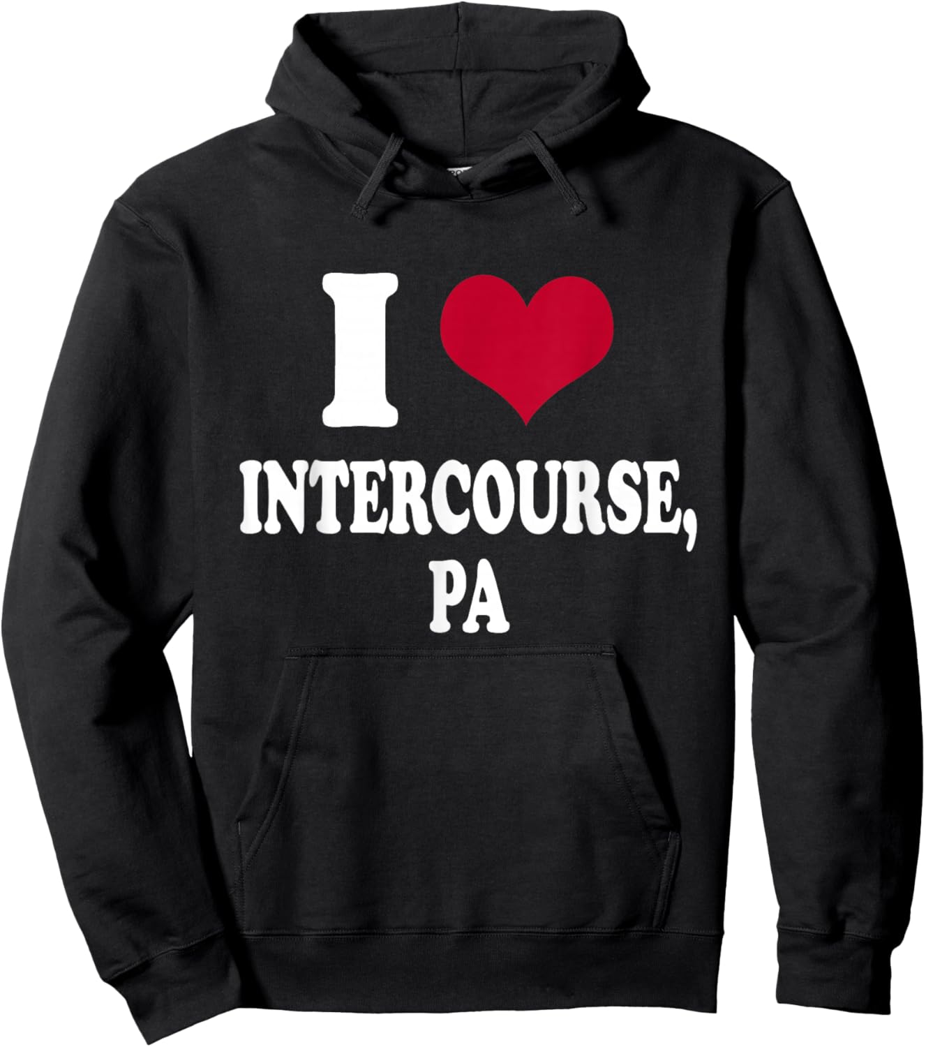 I Love I Heart Intercourse, PA Hoodie - Hoodie | Black