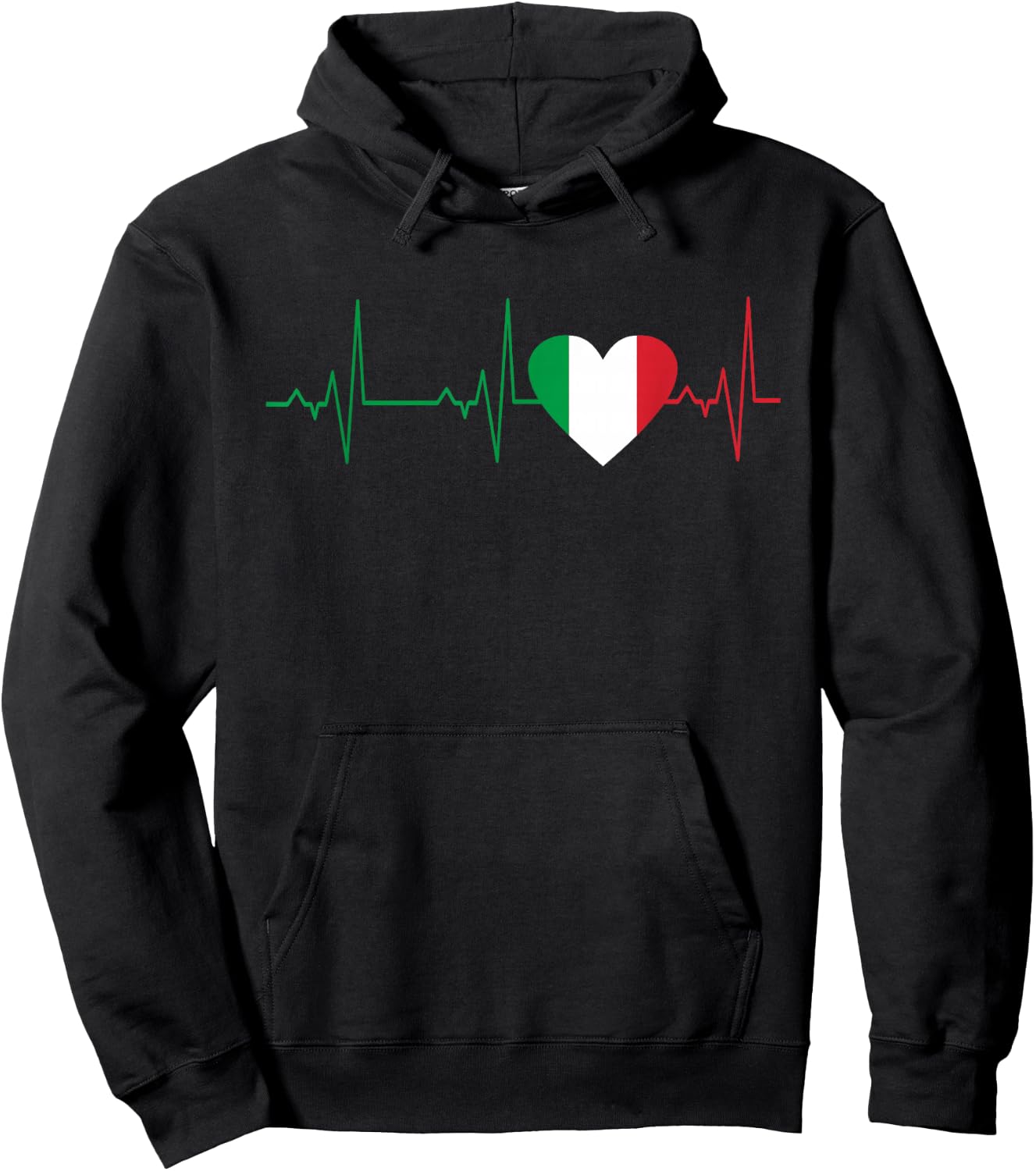 Italian Italy Flag Italia Italian Pride Hoodie - Hoodie | Black