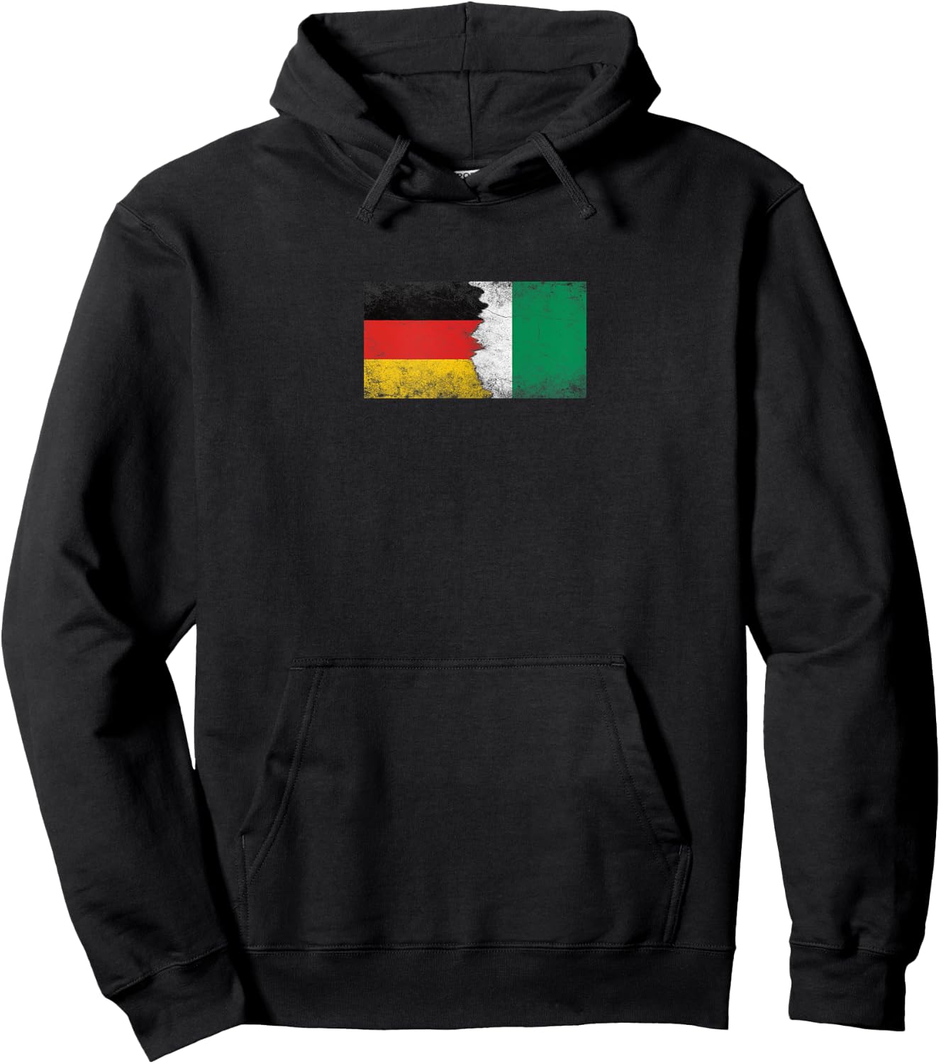 Deutschland & Nigeria Flaggen - Deutsch Nigerianisch Hoodie - Hoodie | Black
