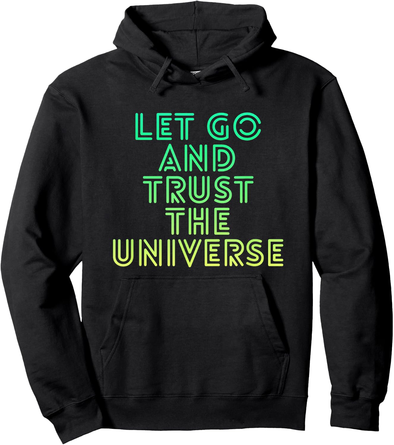 Let Go And Trust The Universe Mindfulness Hoodie - Hoodie | Black