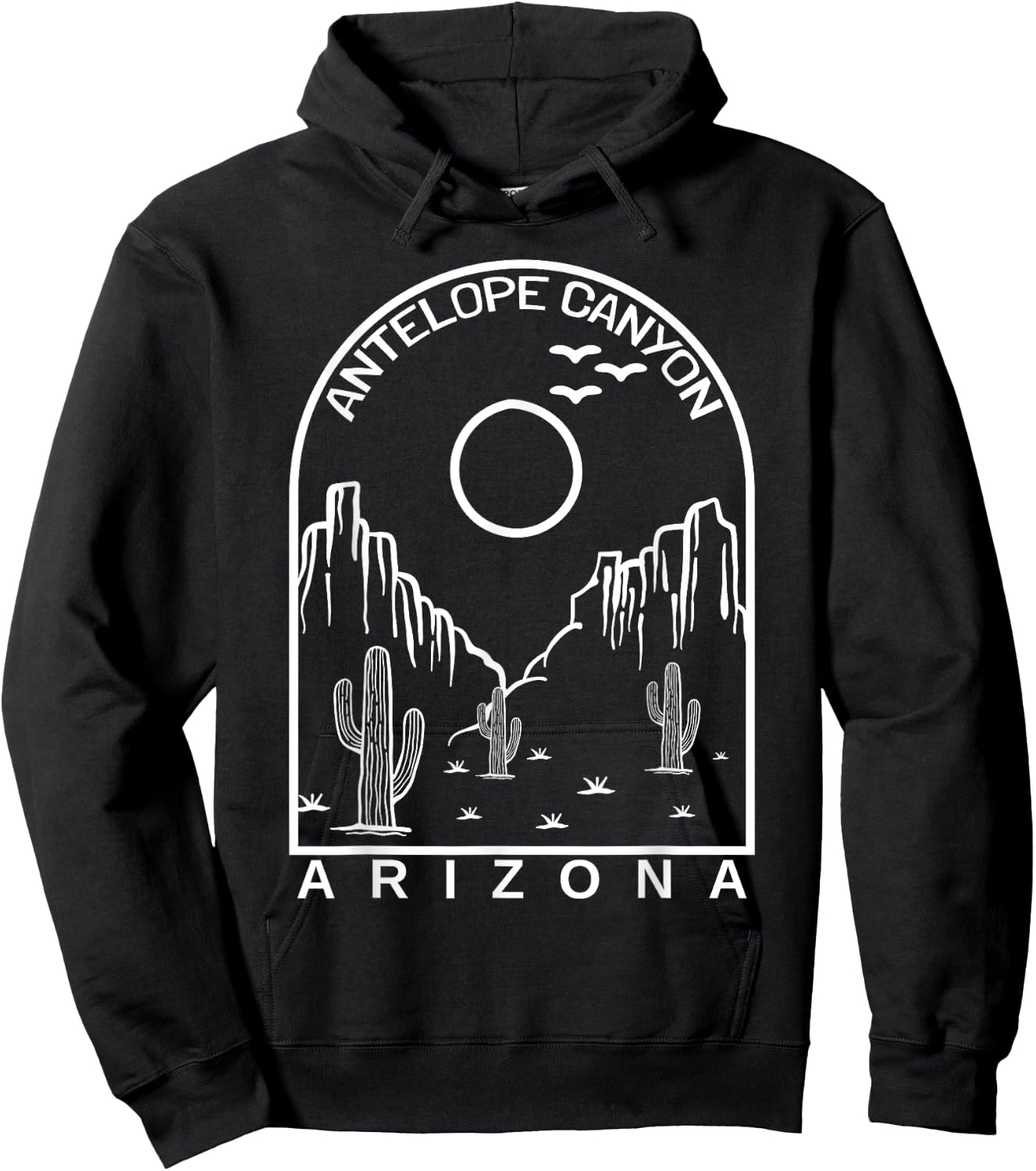 Grand Antelope Canyon Arizona Visitor Tourist Trek Parks Hoodie - Hoodie | Black