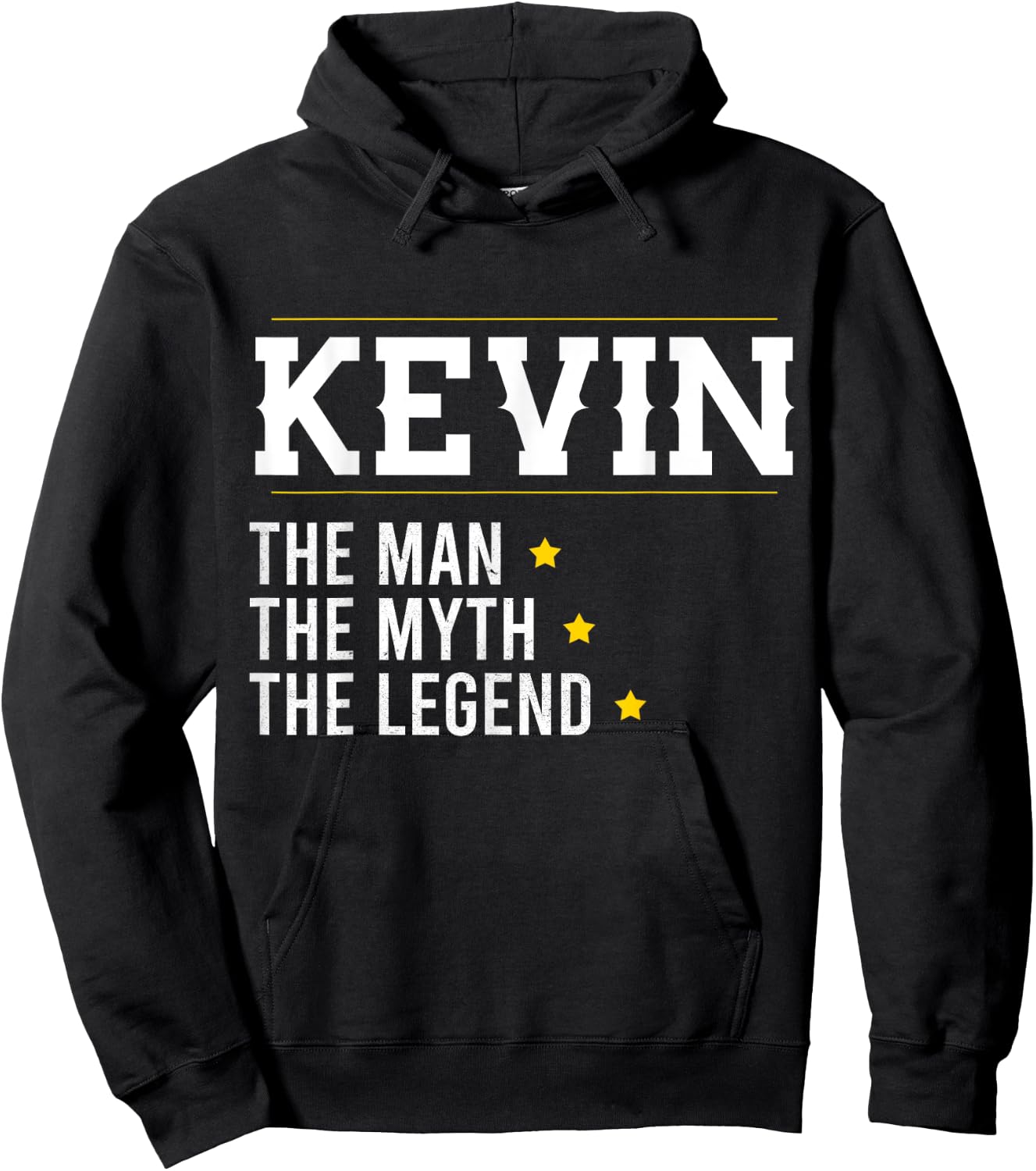KEVIN Gifts Name Personalized Birthday Presents Funny KEVIN Hoodie - Hoodie | Black