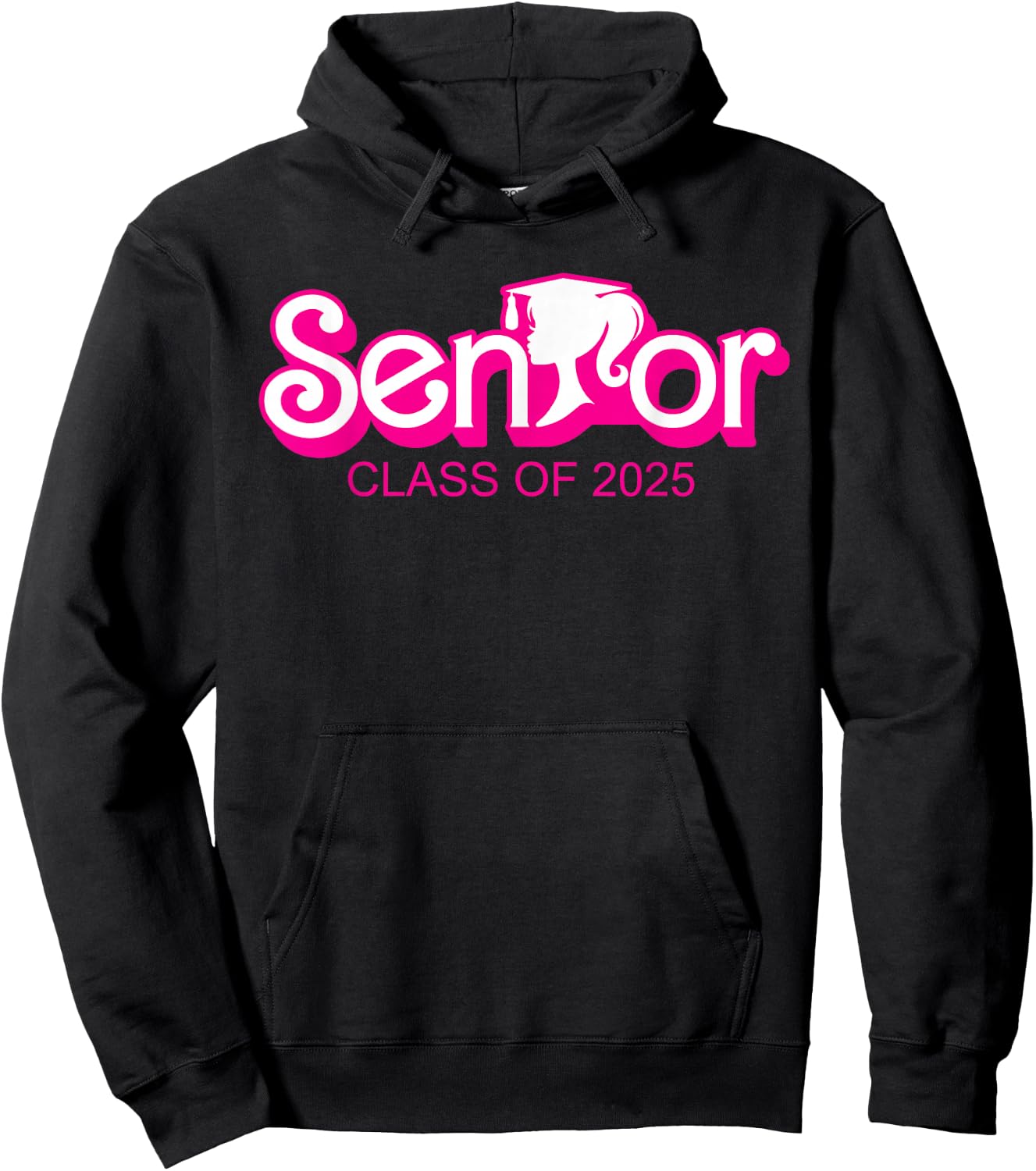 Class of 2025 Senior Gifts Funny Seniors 2025 Girl Hoodie - Hoodie | Black