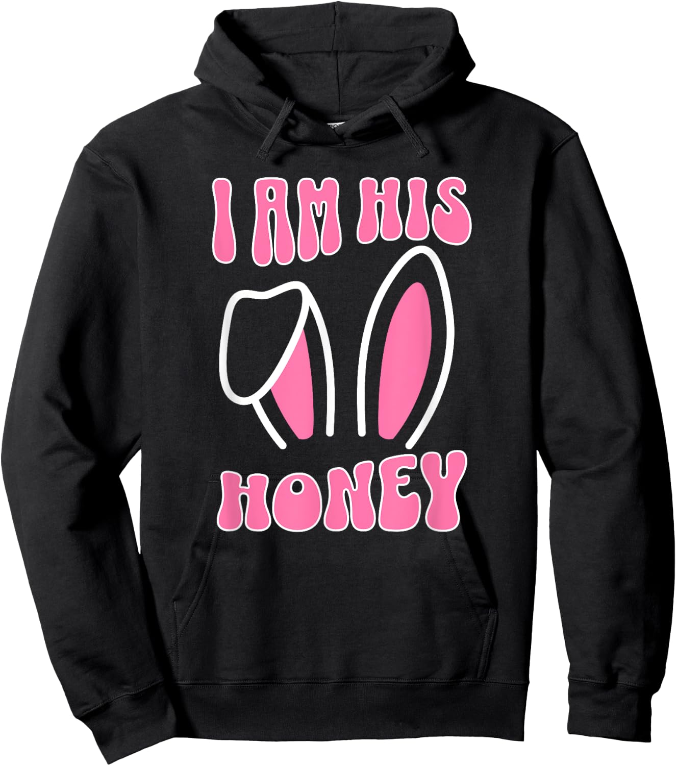 Matching Couple Easter , Matching Wife Easter Hoodie - Hoodie | Black