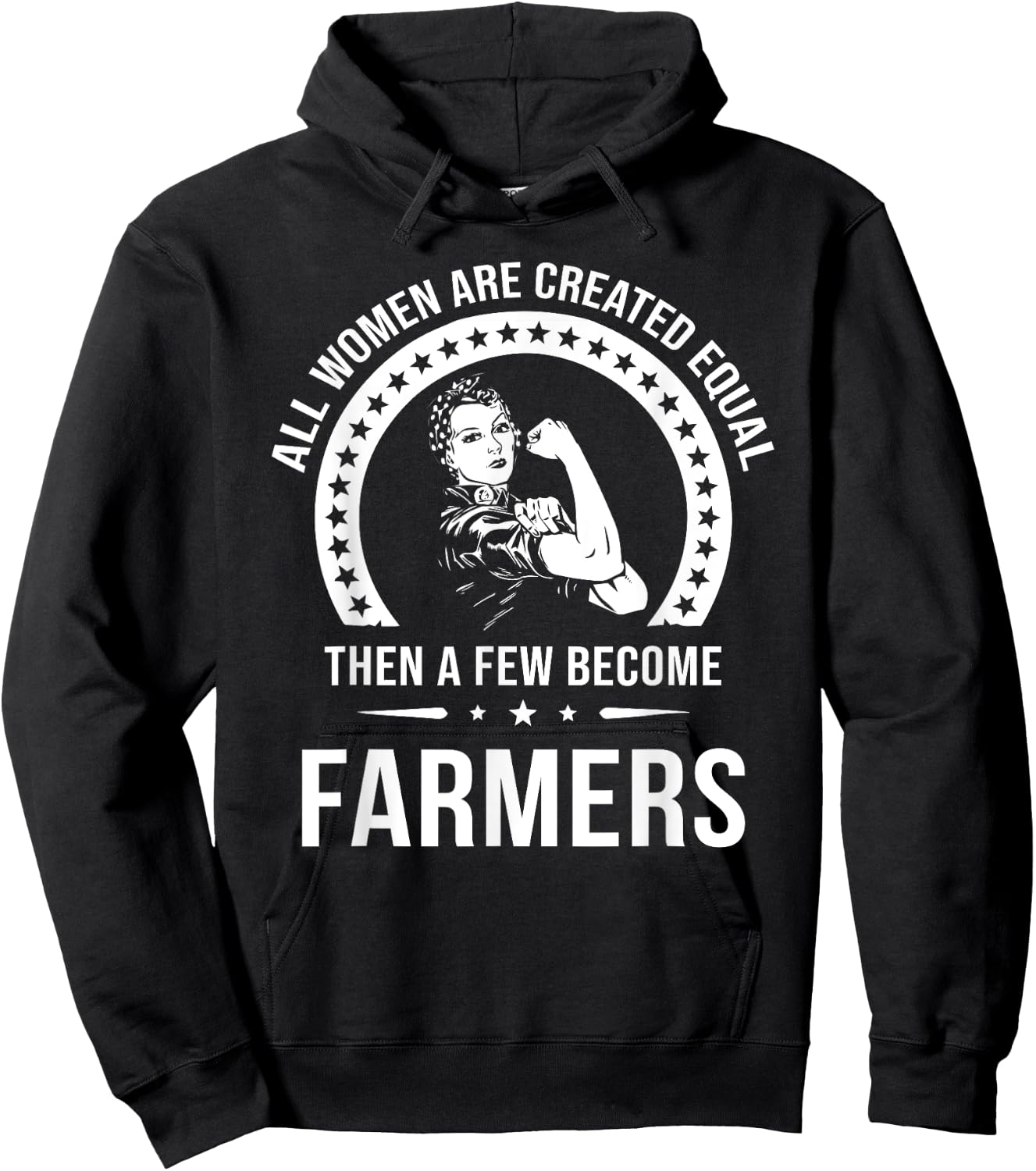 Peasant Shirt Hoodie - Hoodie | Black