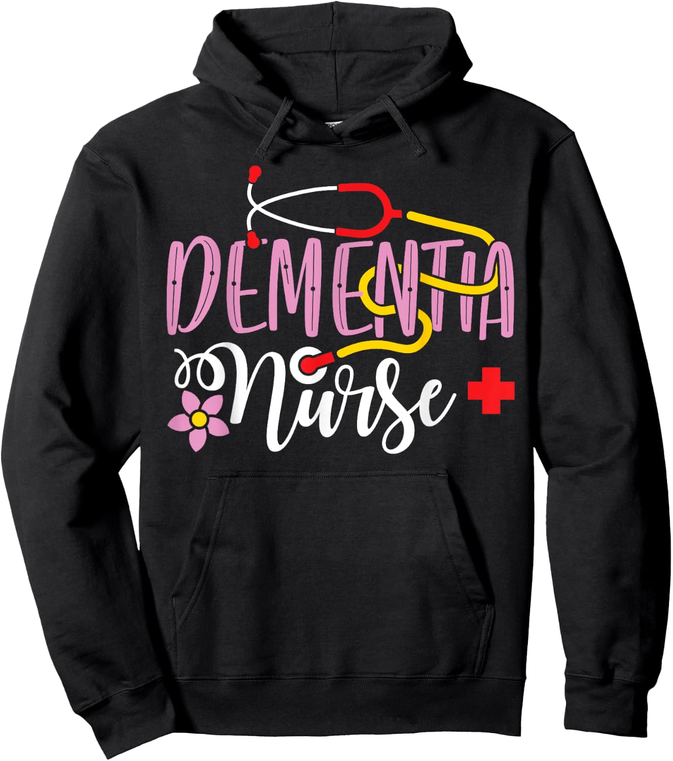 Dementia Nurse Caregiver Awareness - Nursing Home Nurse Hoodie - Hoodie | Black