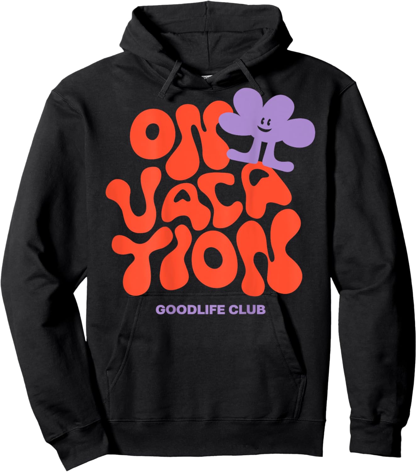 On Vacation Goodlife Club X Chill Holiday Backprint Hoodie - Hoodie | Black