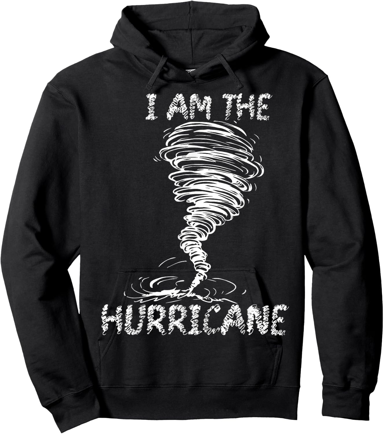 White Storm Twister Hurricane Tornado Weather Scary Costume Hoodie - Hoodie | Black