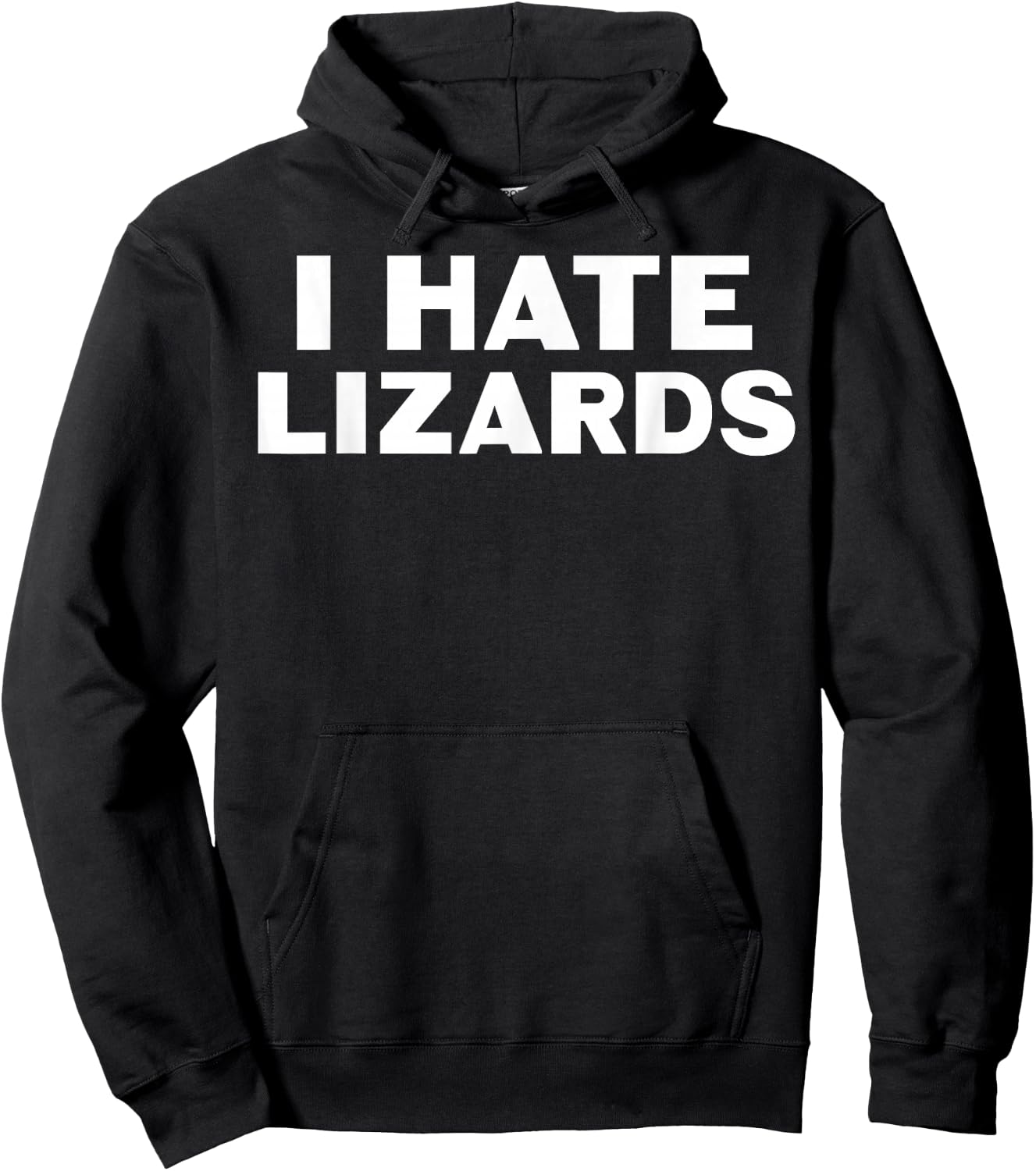 I Hate Lizards Reptiles Hoodie - Hoodie | Black