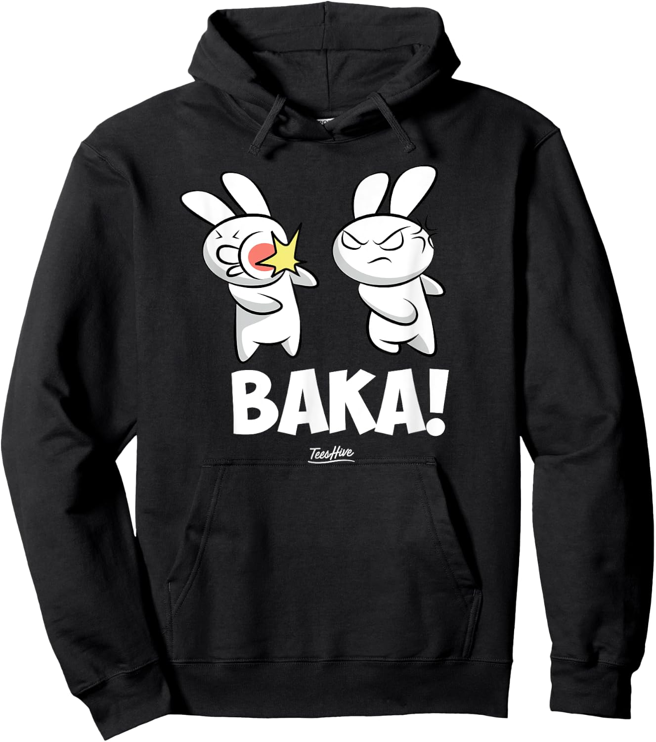 Men Anime Baka Hoodie - Hoodie | Black