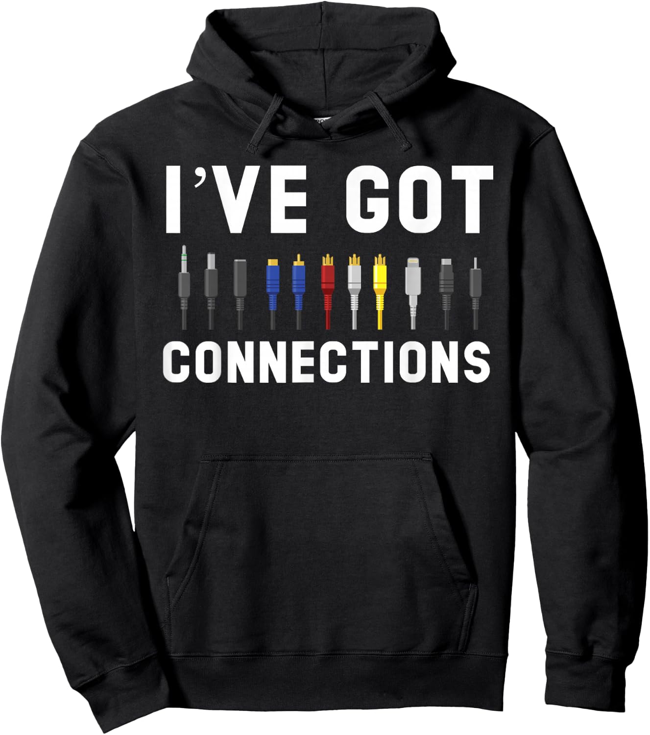 I've Got Connections Information Technology Specialist Hoodie - Hoodie | Black