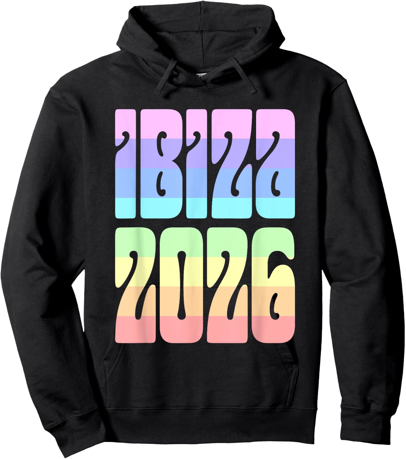 Ibiza Pastel Evening 2026 Hoodie - Hoodie | Black