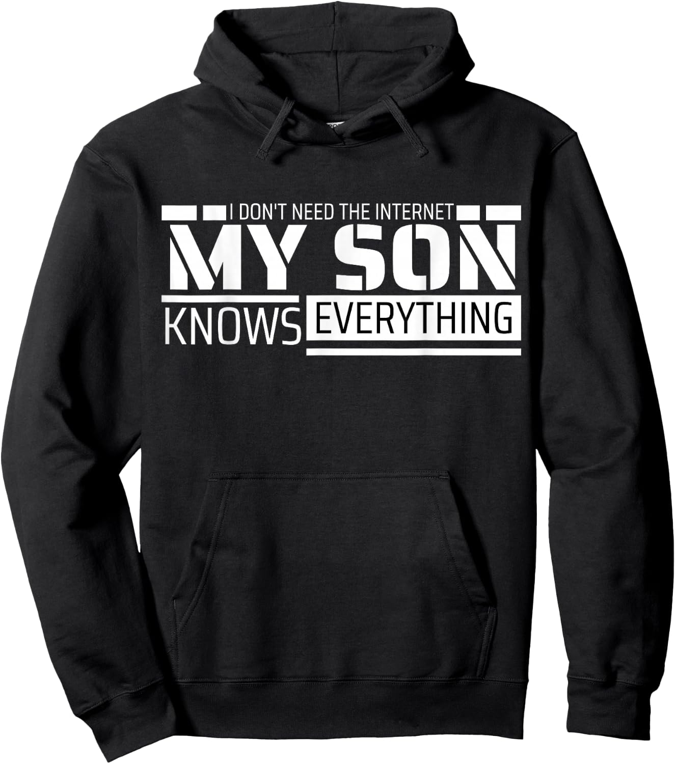 Funny Dad Shirt From Son Men Funny Fathers Day Dad Hoodie - Hoodie | Black