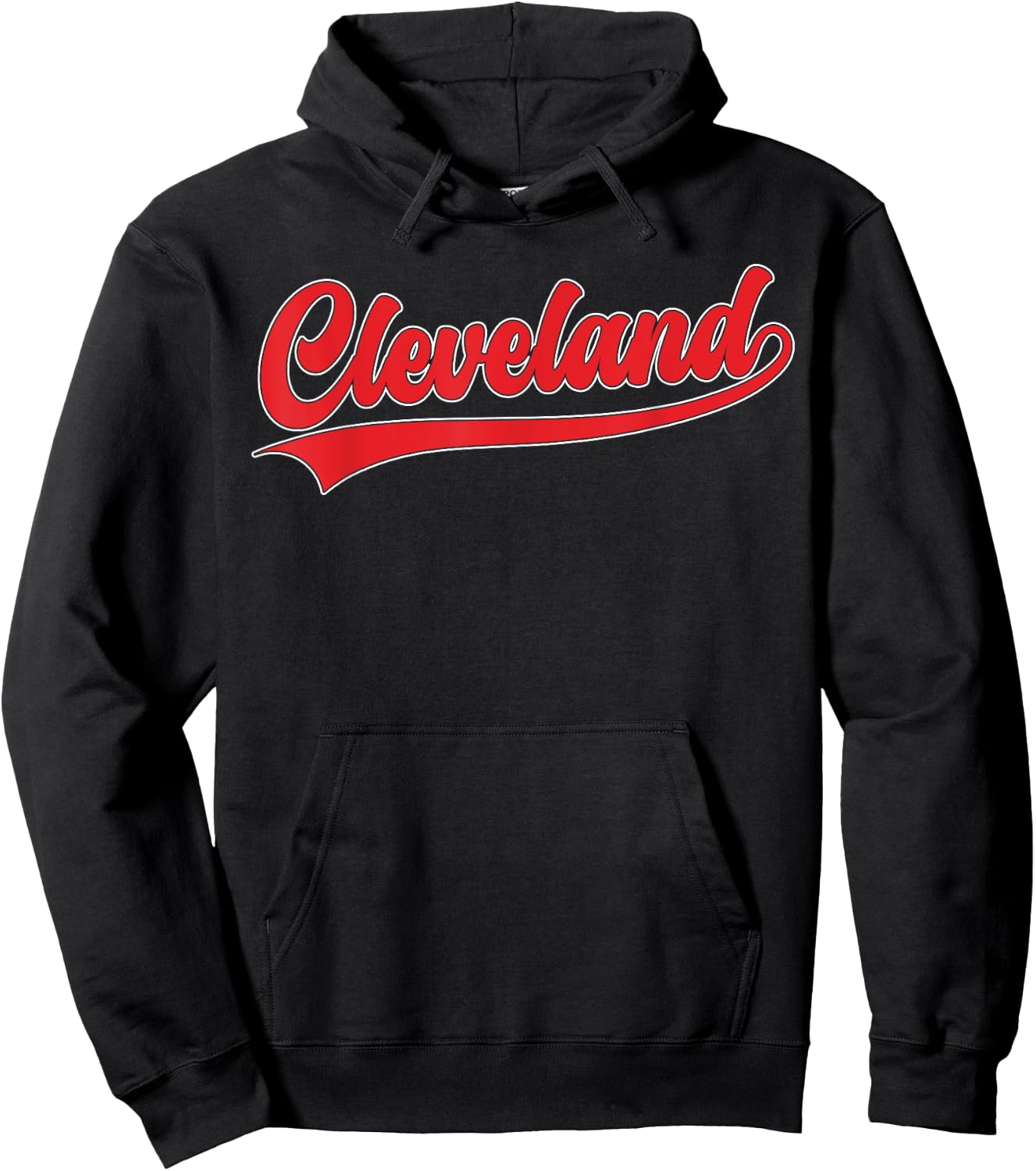 Cleveland Vintage Game Day Throwback Retro Design Hoodie - Hoodie | Black