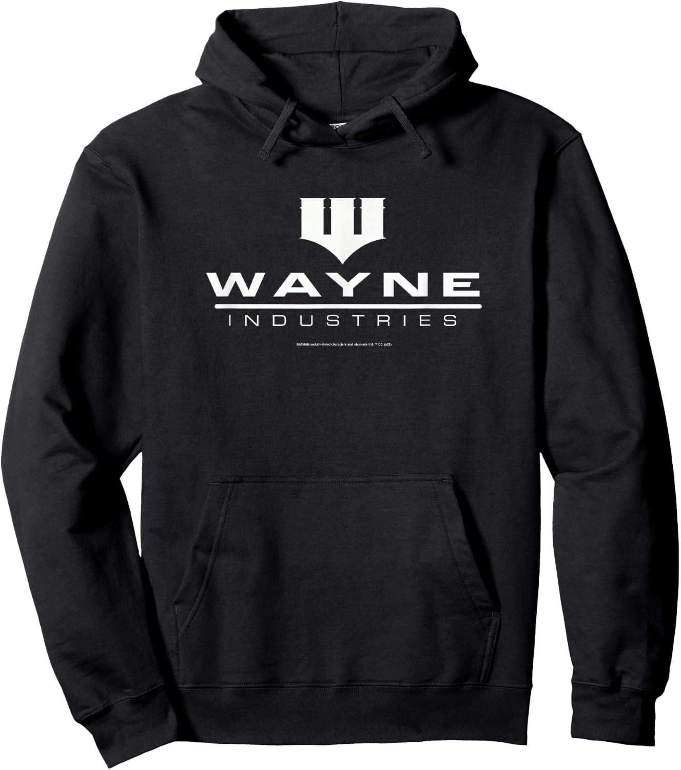 Batman Wayne Logo on Black Hoodie - Hoodie | Black