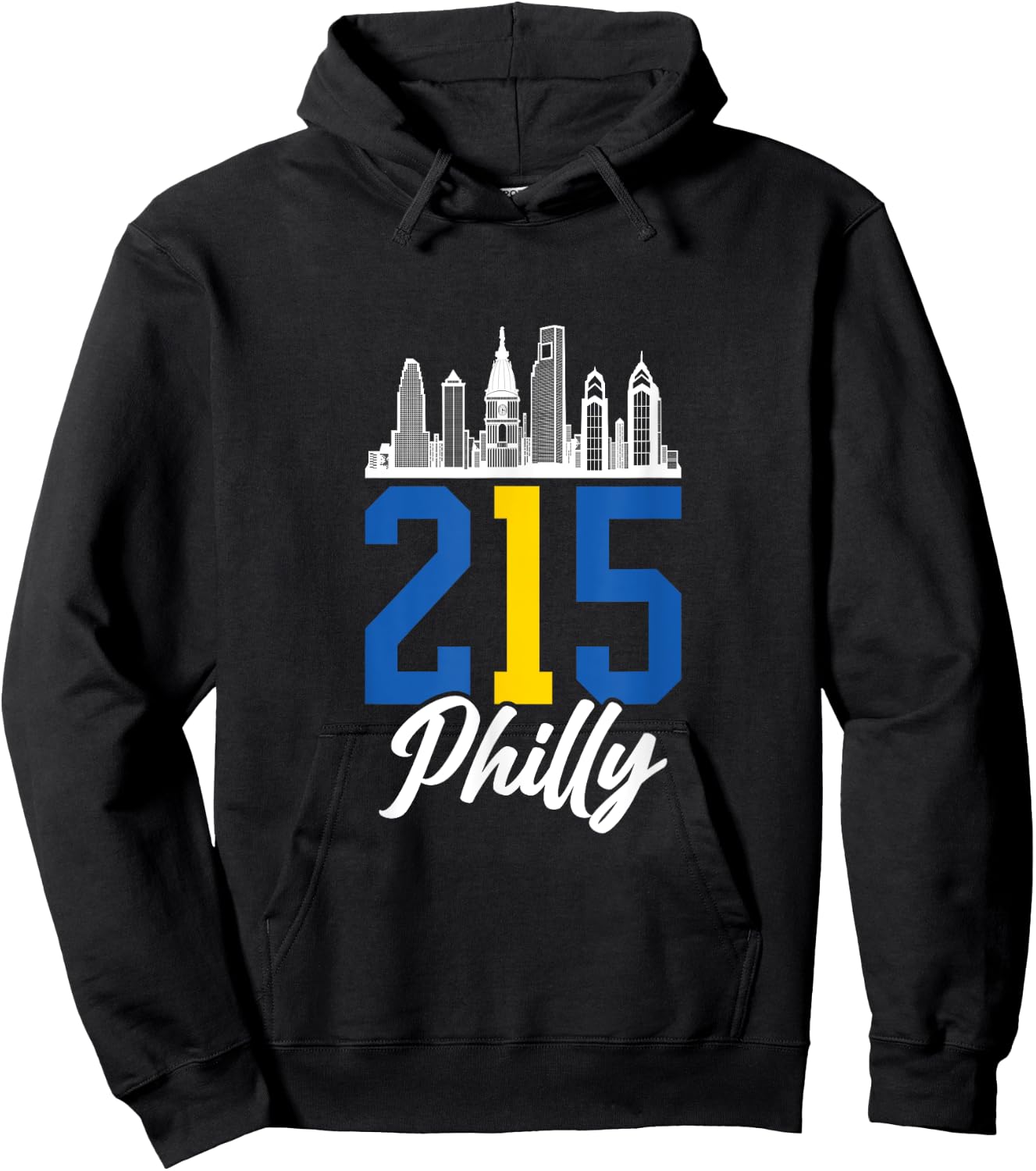 Philadelphia Philly 215 Pennsylvania Hoodie - Hoodie | Black