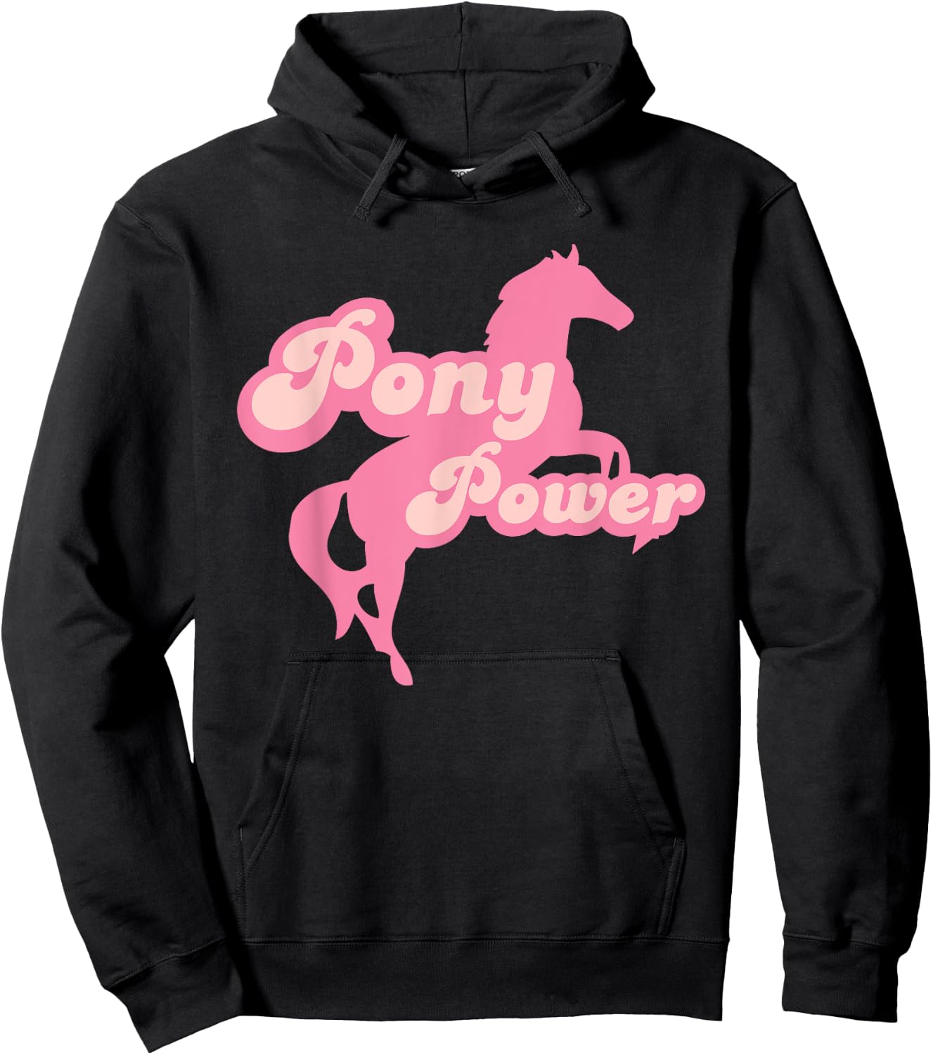 Pony Power Hoodie - Hoodie | Black