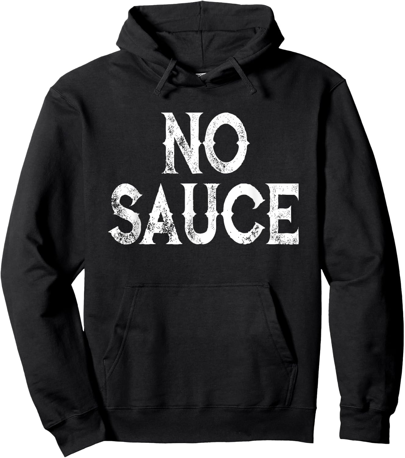 No Sauce Texas BBQ Funny Barbecue Hoodie - Hoodie | Black