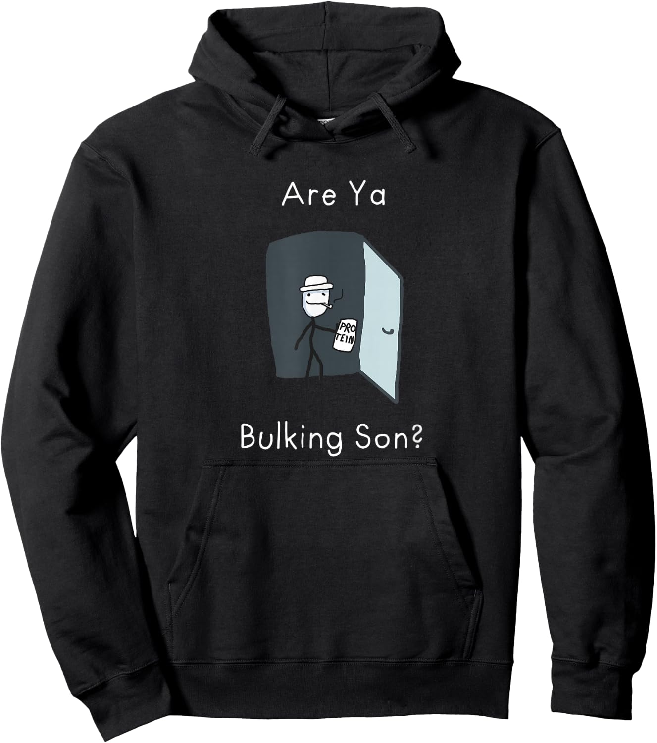 Sind Ya Bulking Sohn Gym Meme Hoodie - Hoodie | Black