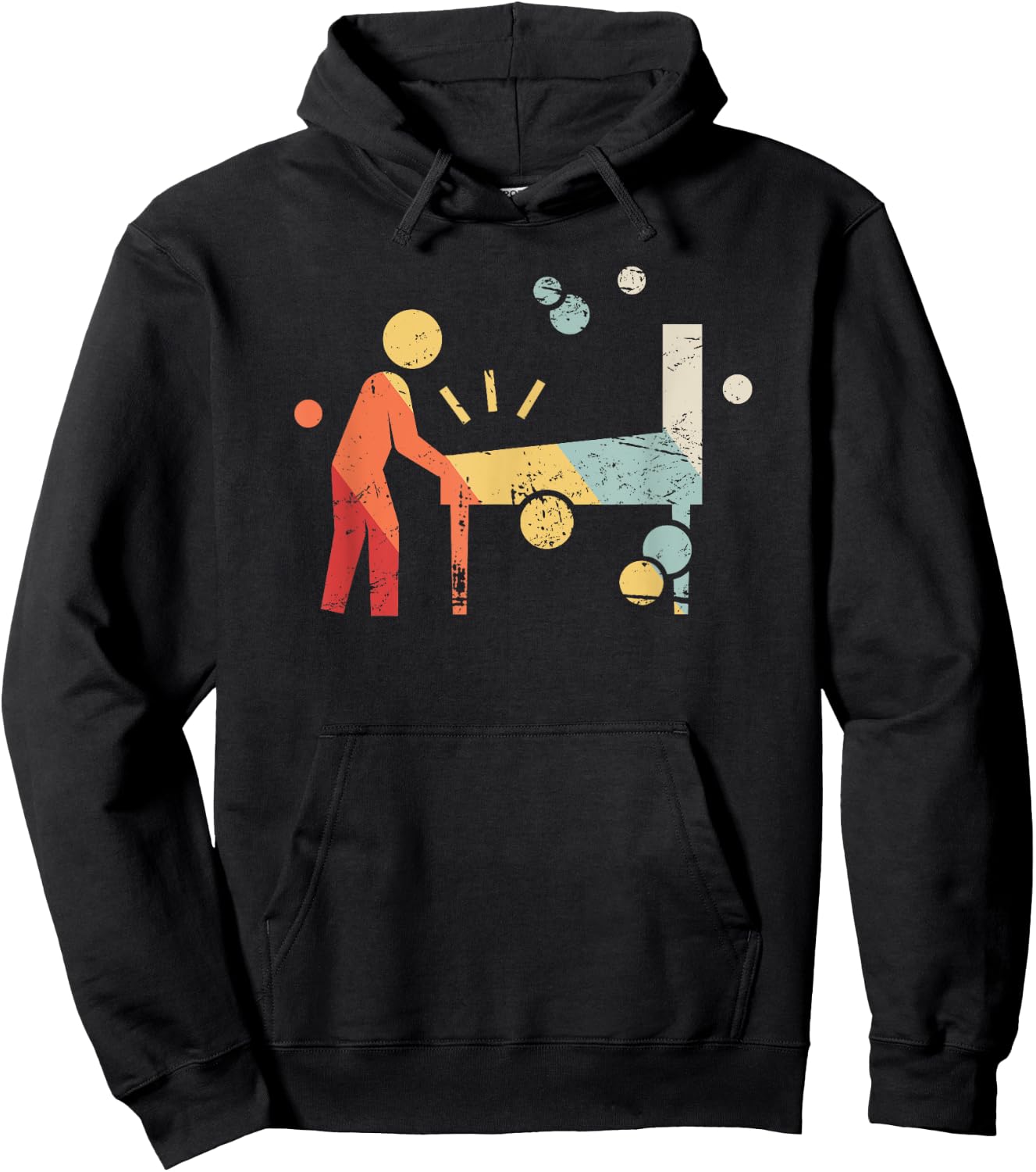 Retro Player | Pinball Hoodie - Hoodie | Black